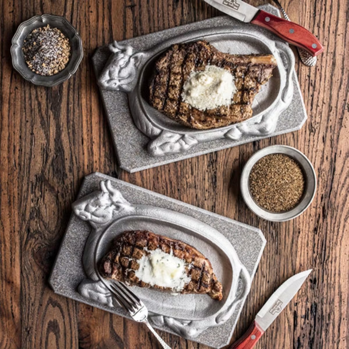 "Sizzling Cow" Serving Platter