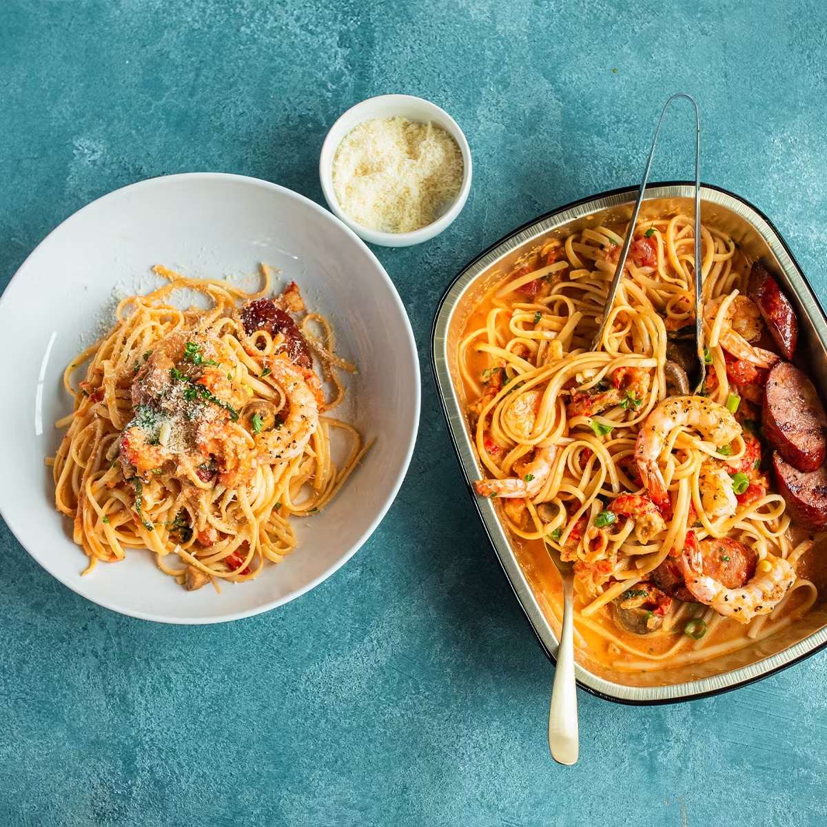 Pasta Mardi Gras for 2-3