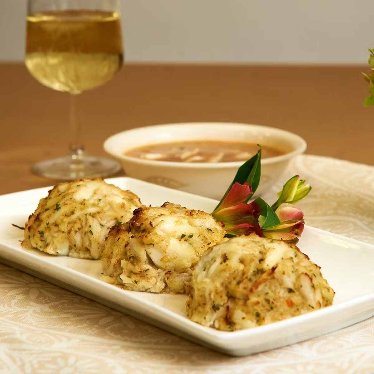 Crab Cake Dinner for 3