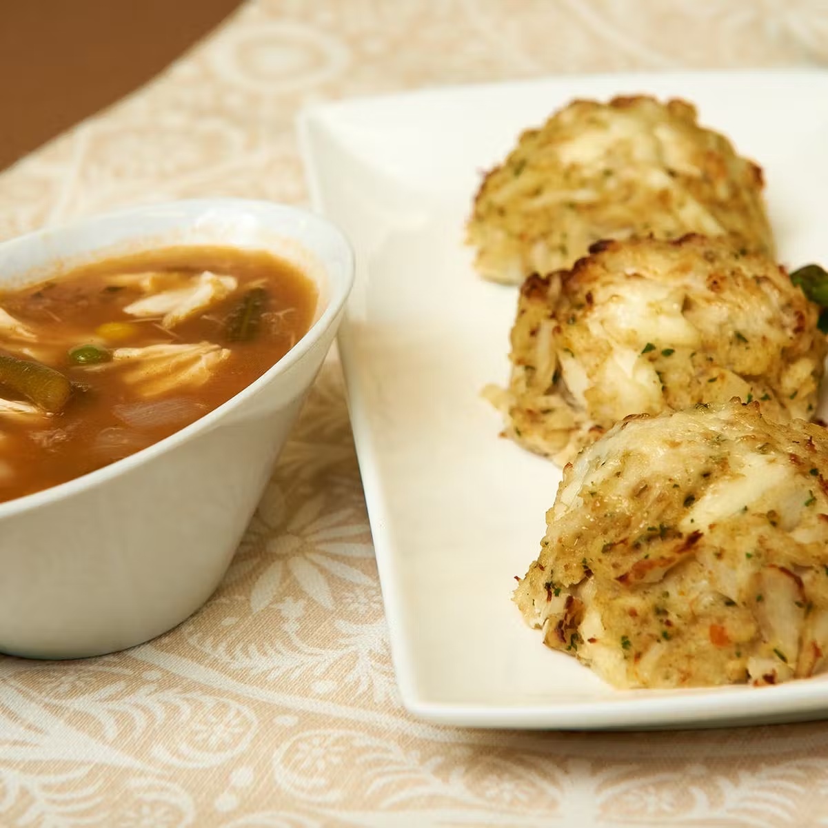 Crab Cake Dinner for 3