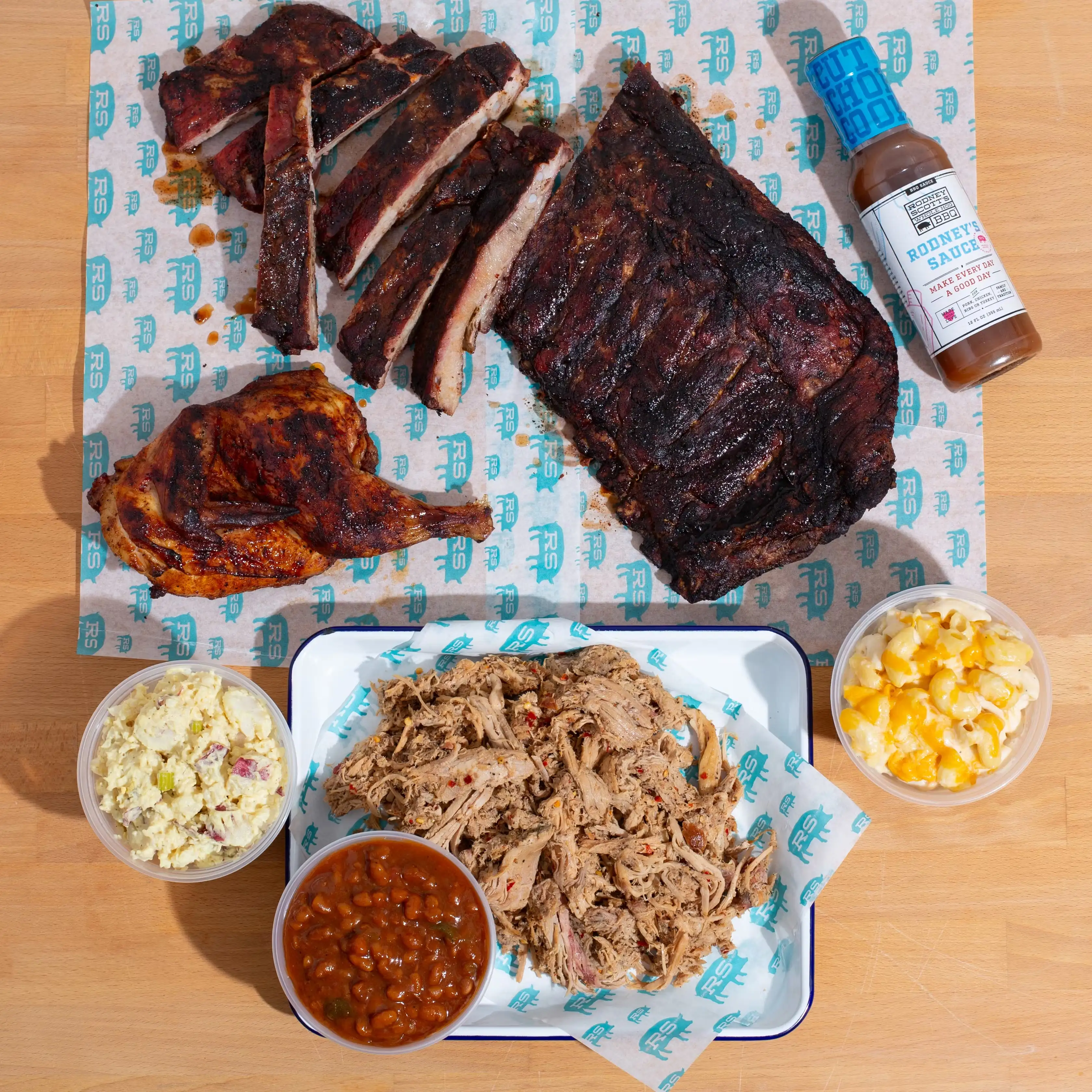 BBQ + Sides Dinner Kit for 6-8