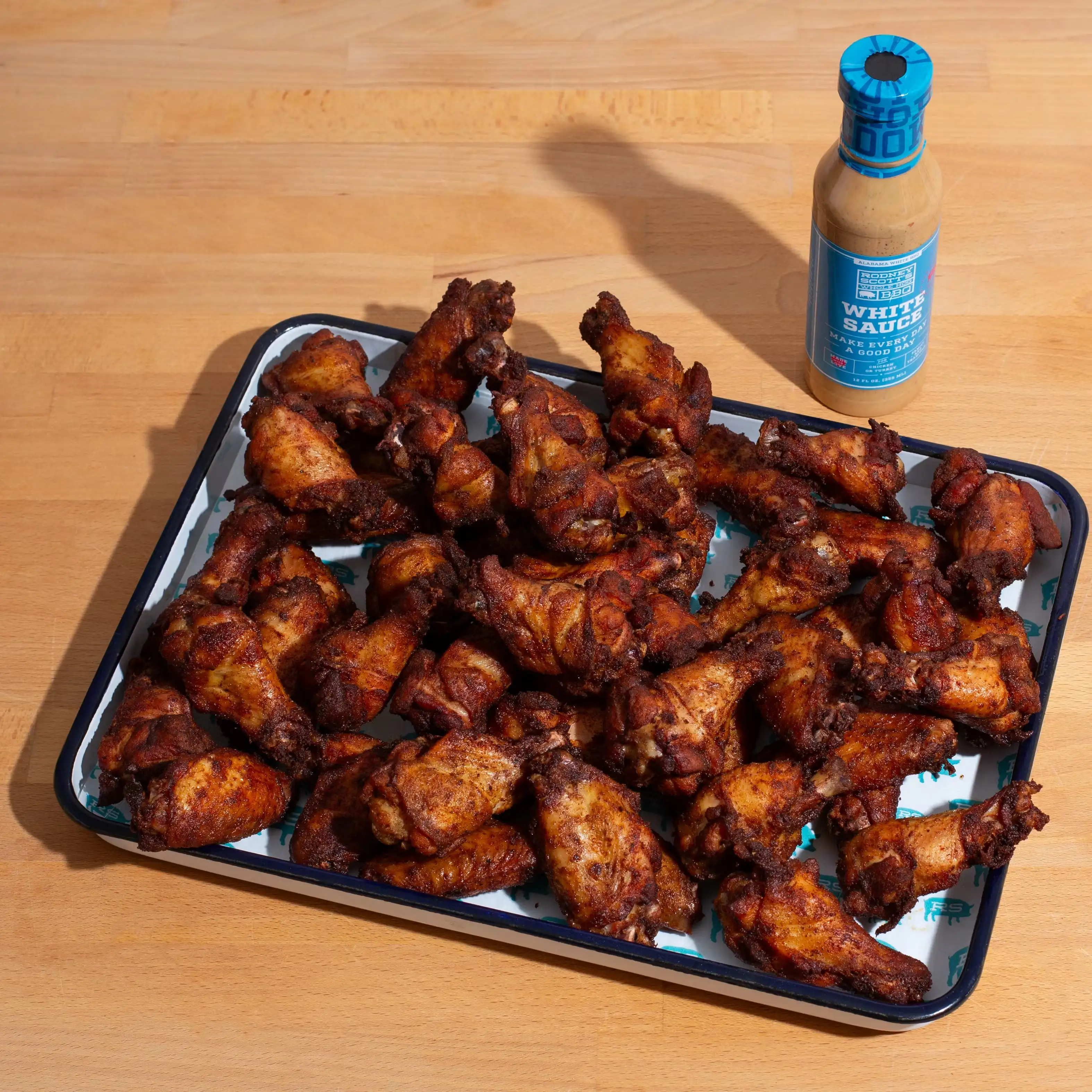 BBQ Chicken Wings + Sauce - 50 Pack