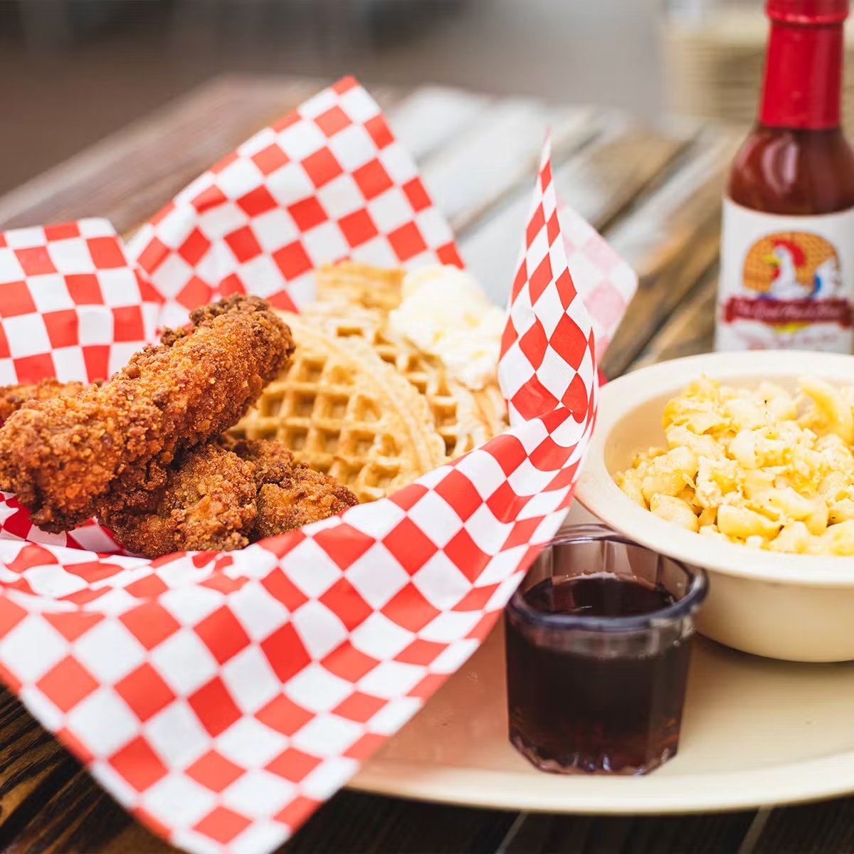 Chicken & Waffles + Sides for 6-8