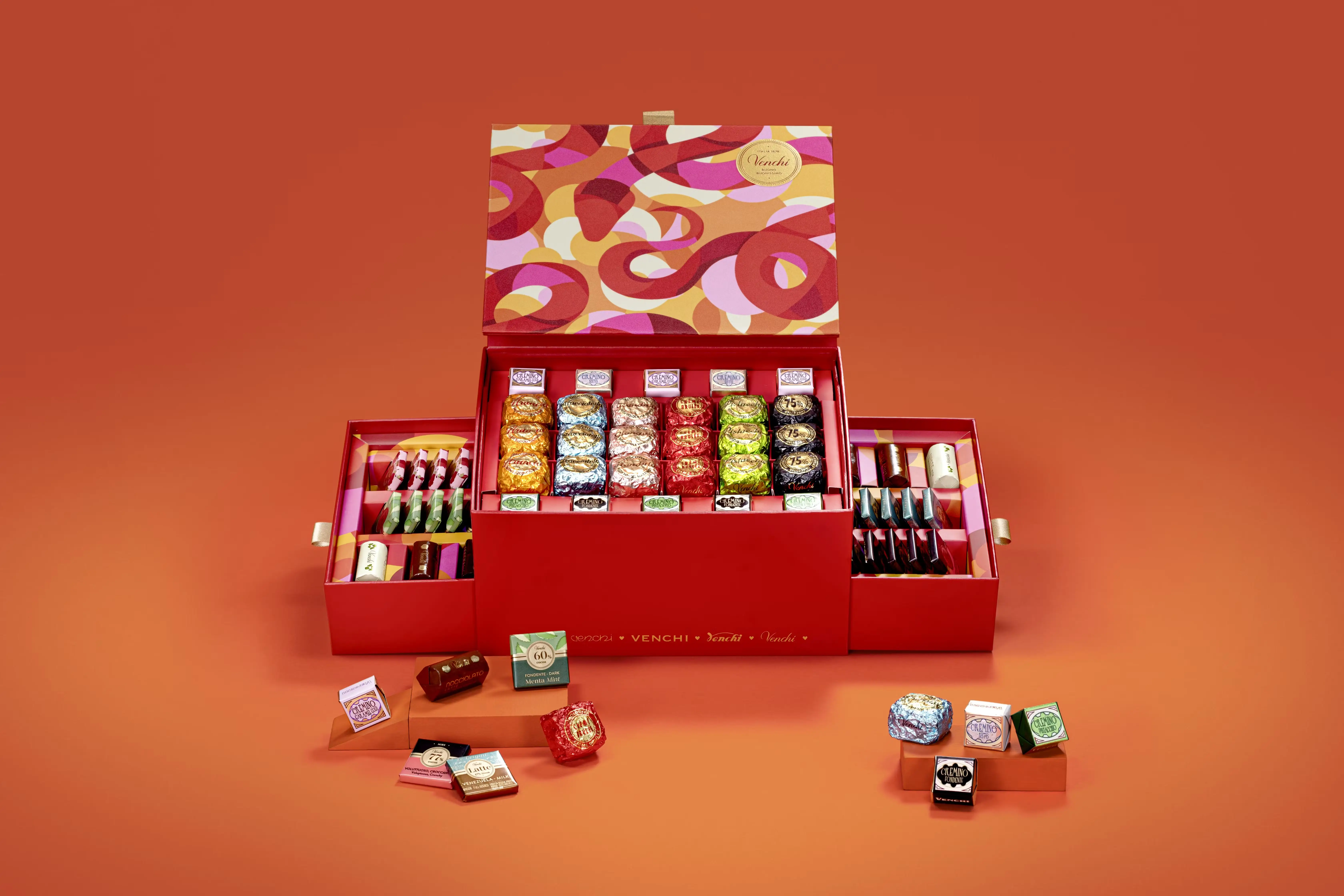 Lunar New Year Double Layer Chocolate Gift Box - Large