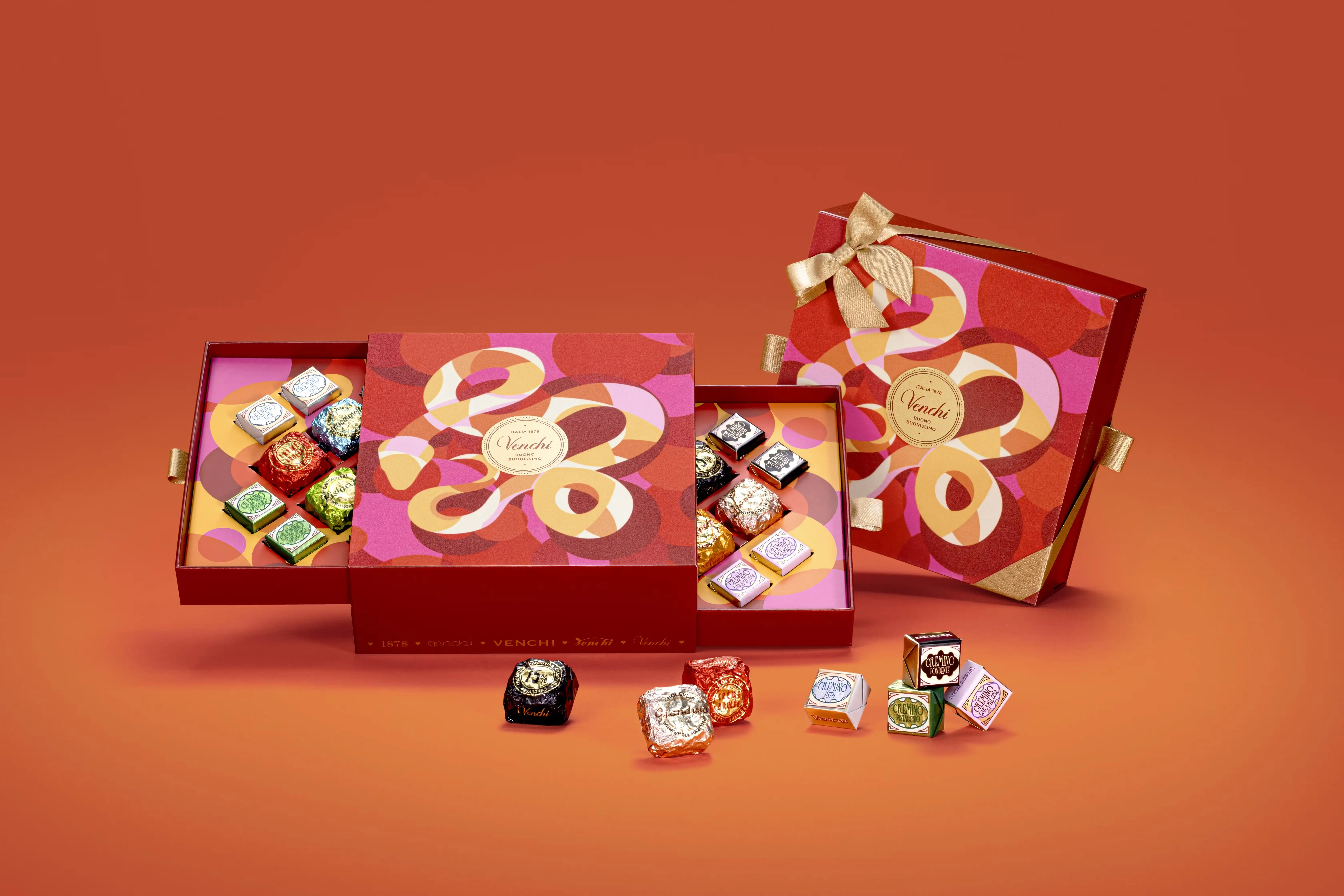 Lunar New Year Double Layer Chocolate Gift Box - Medium