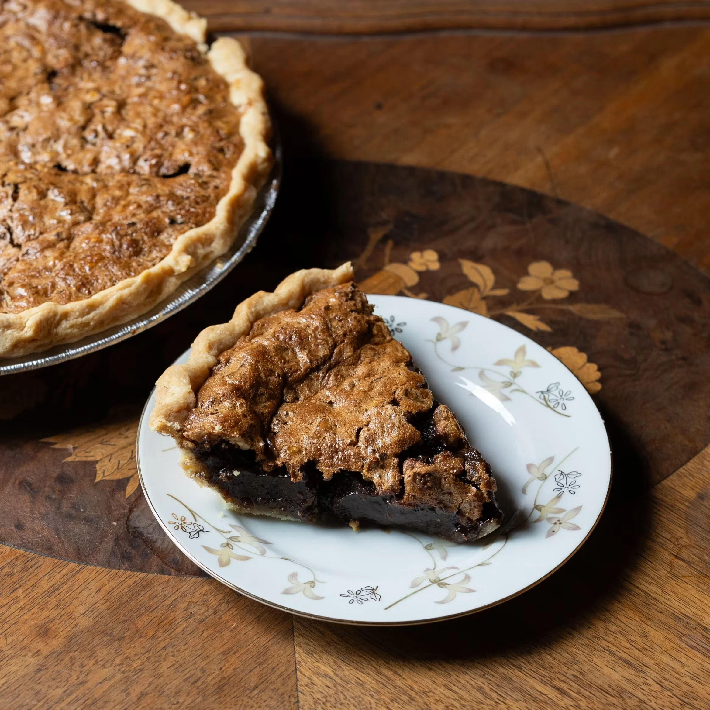 Mocha Walnut Pie