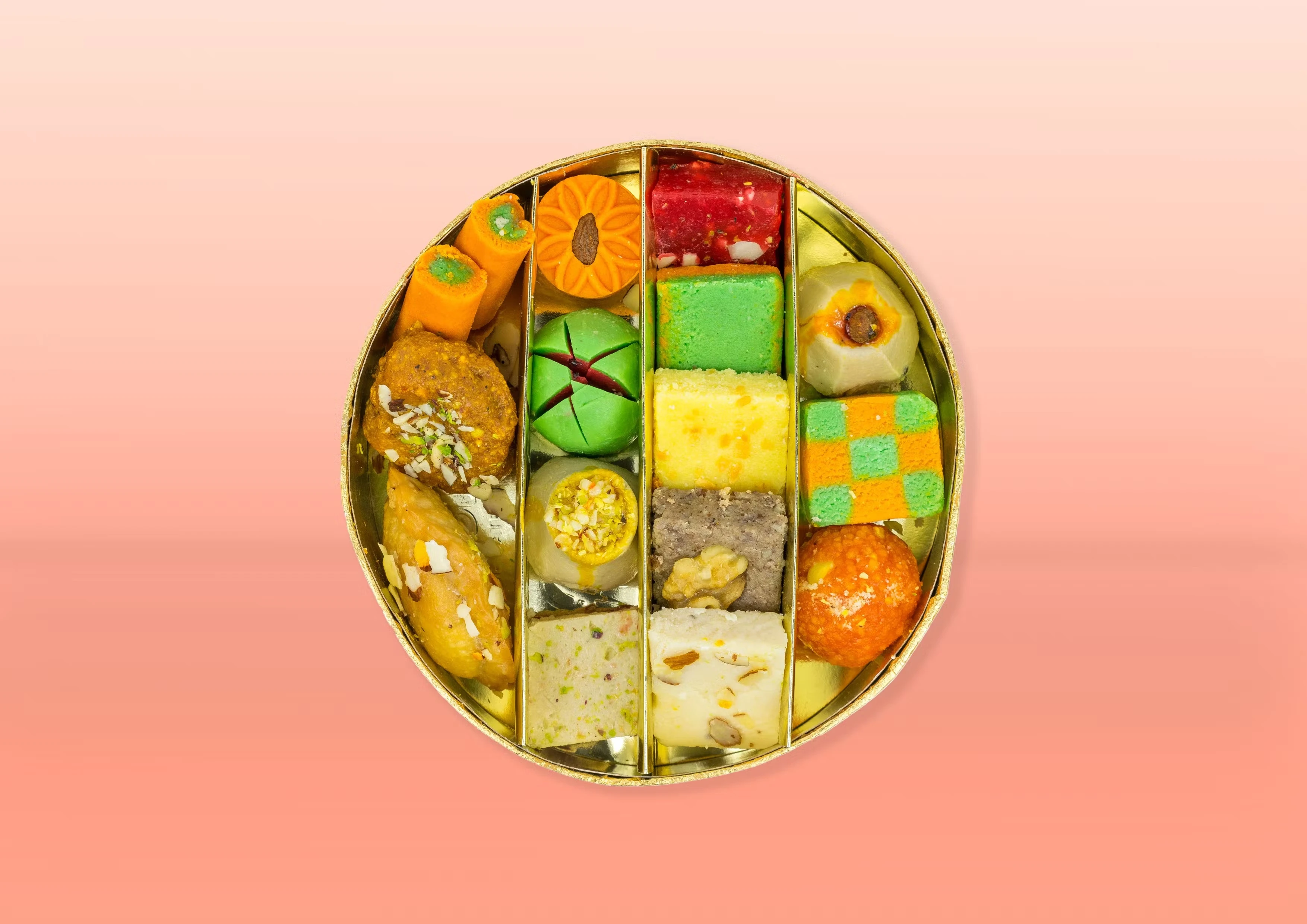 Bandhani Assorted Sweets Gift Box