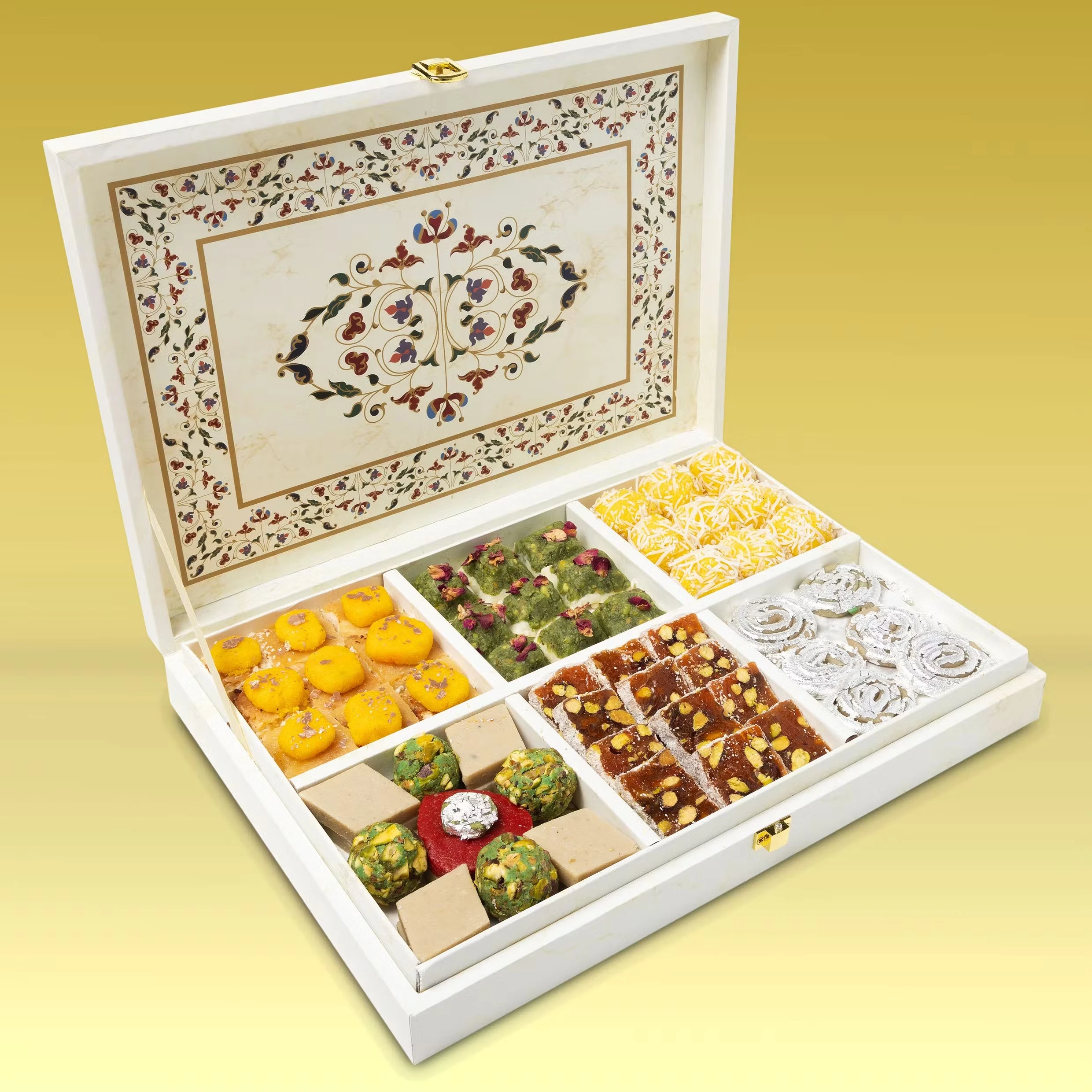 Taj Sweets White Collectible Gift Box