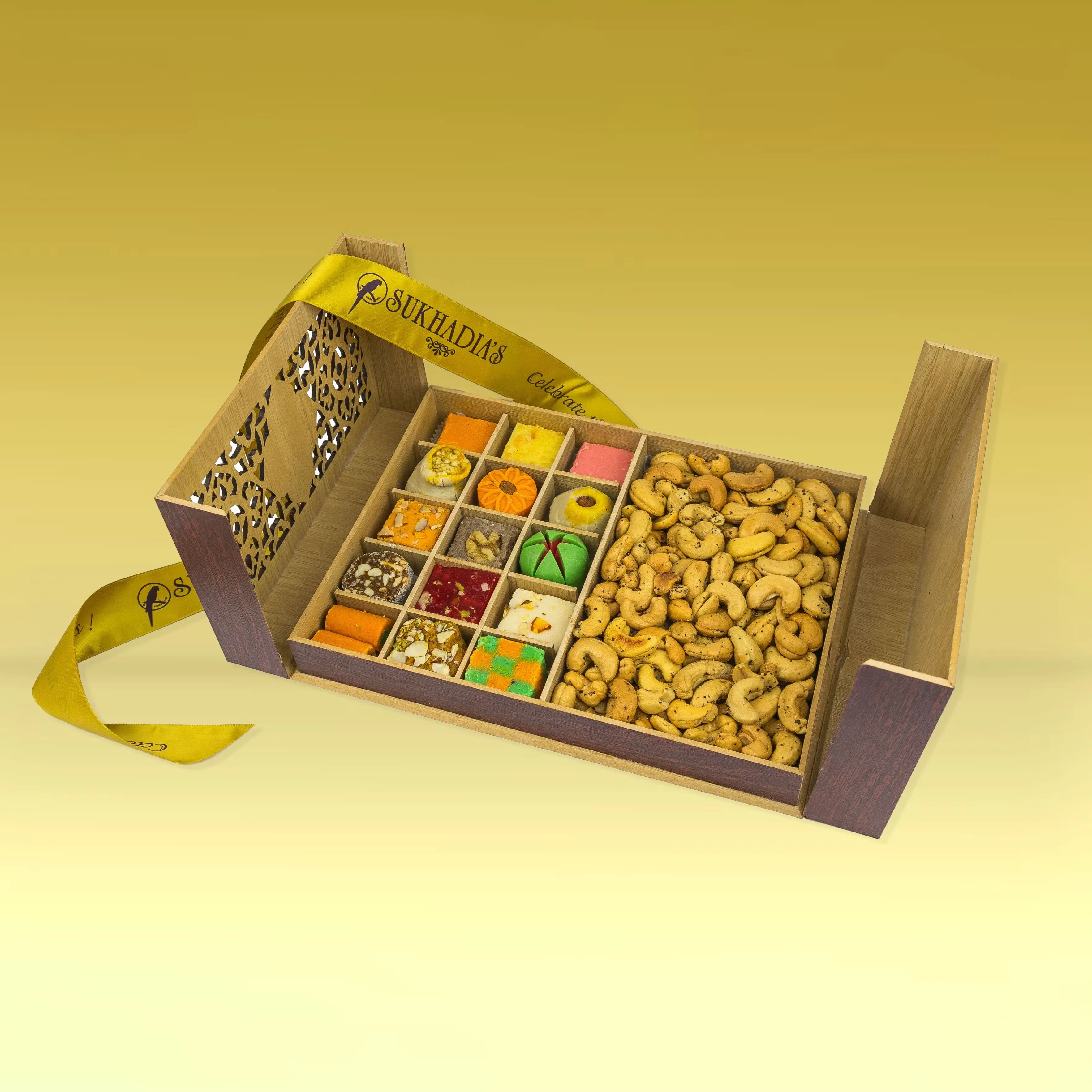 Wooden Treasure Chest Sampler