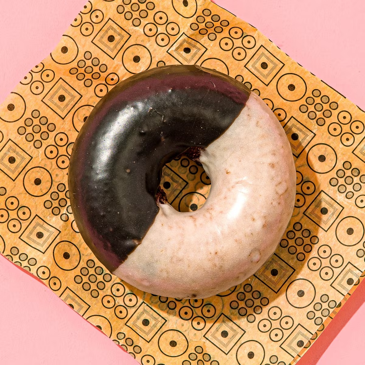Black and White Cake Doughnuts