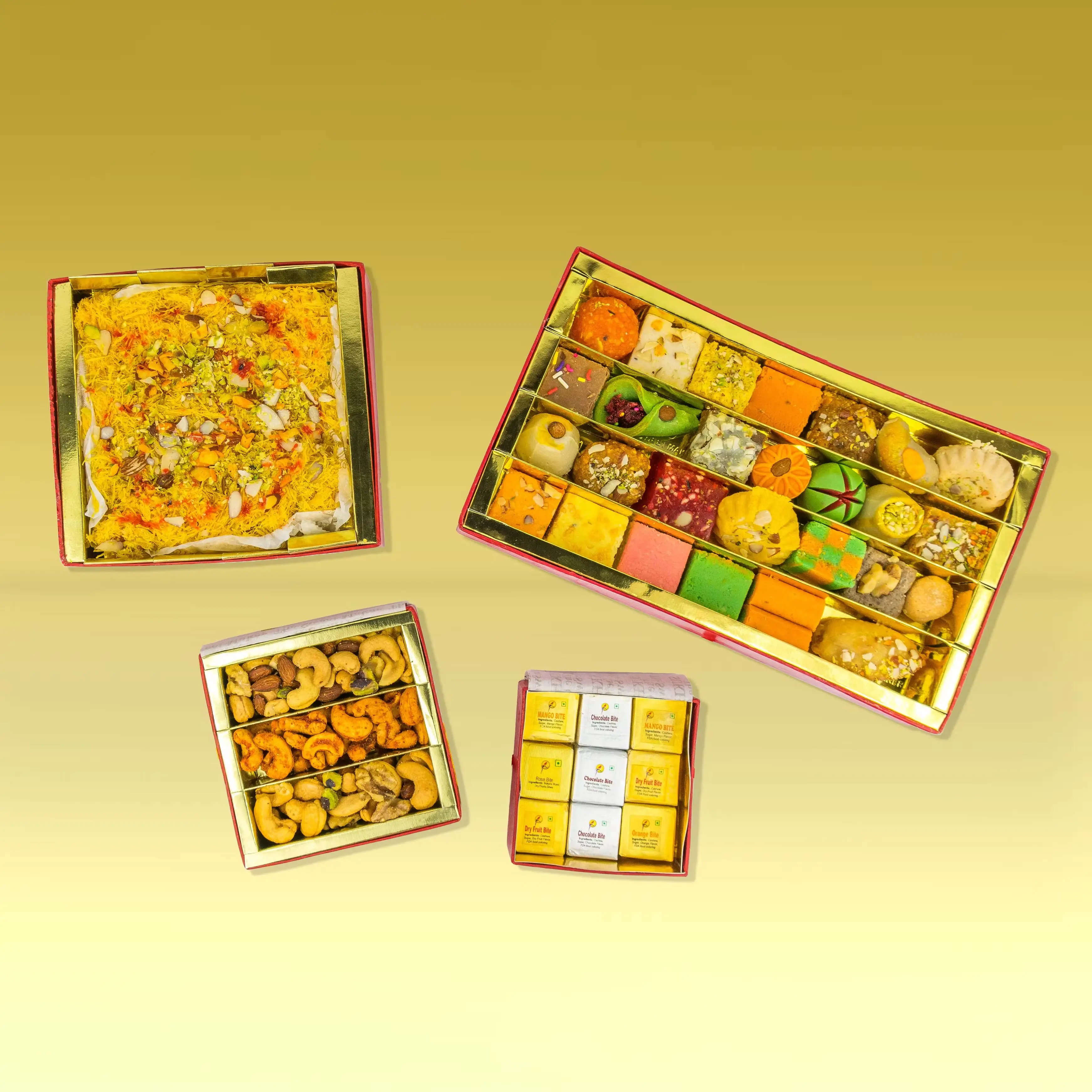 Diwali Delicacies Tiered Gift Set