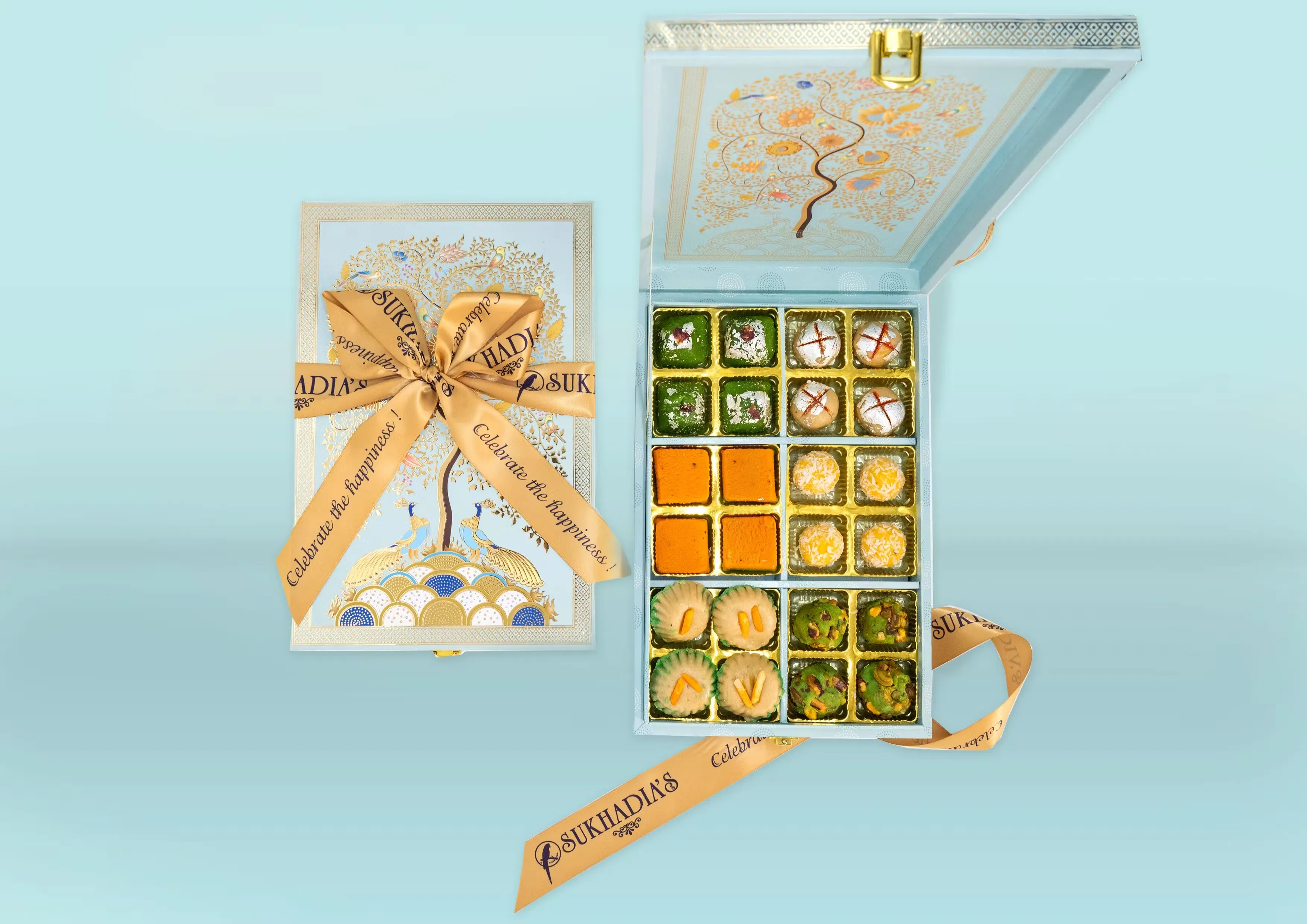 Diwali "Tree of Life" Designer Sweets Gift Box
