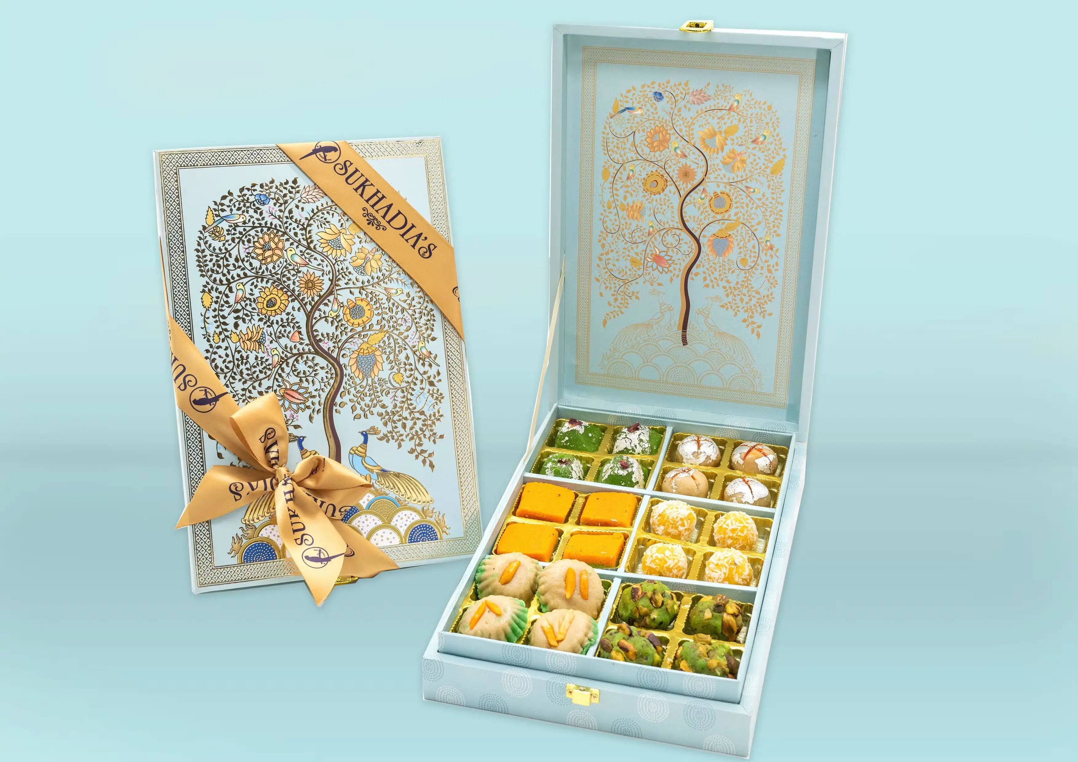 Diwali "Tree of Life" Designer Sweets Gift Box
