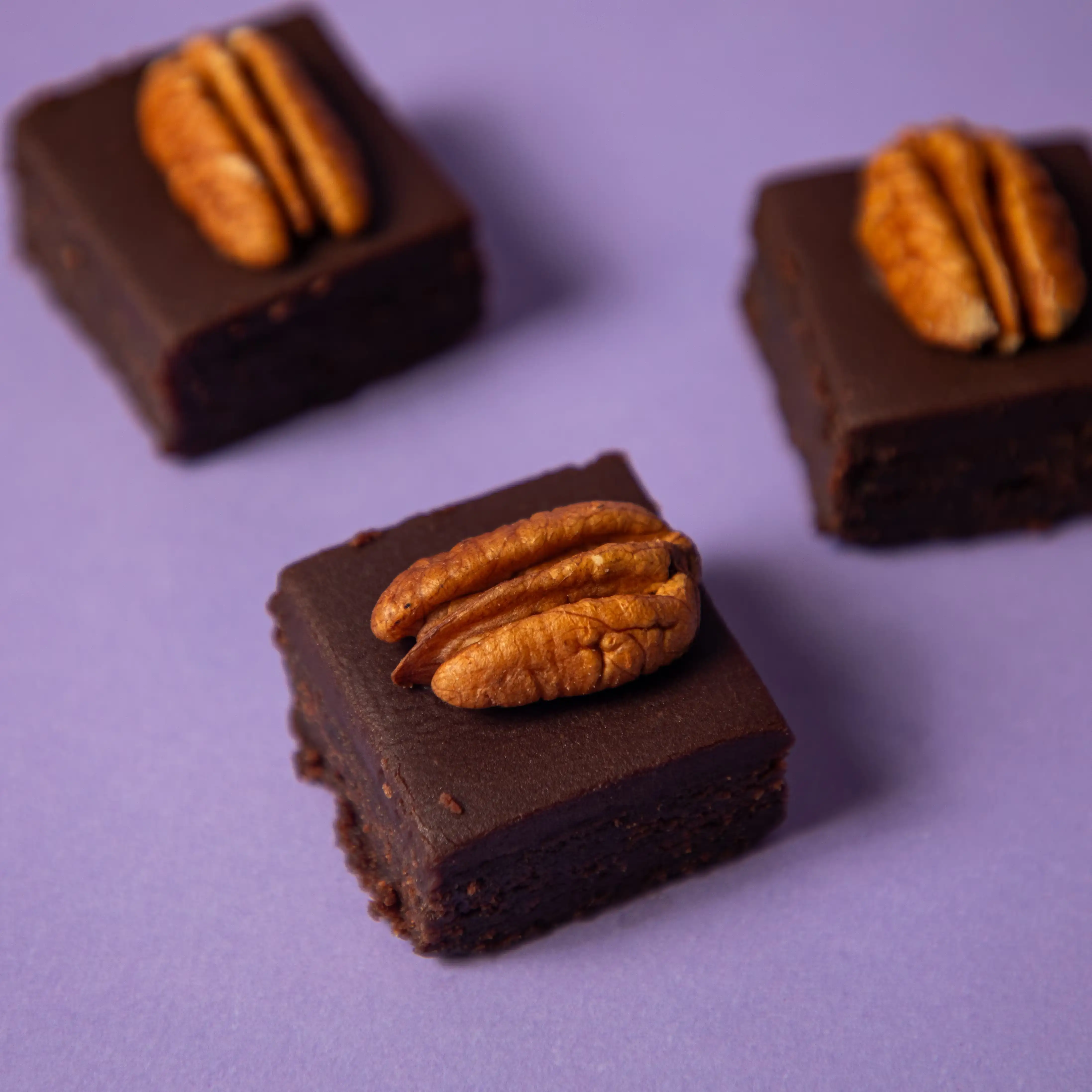 Pecan Brownie Petit Fours
