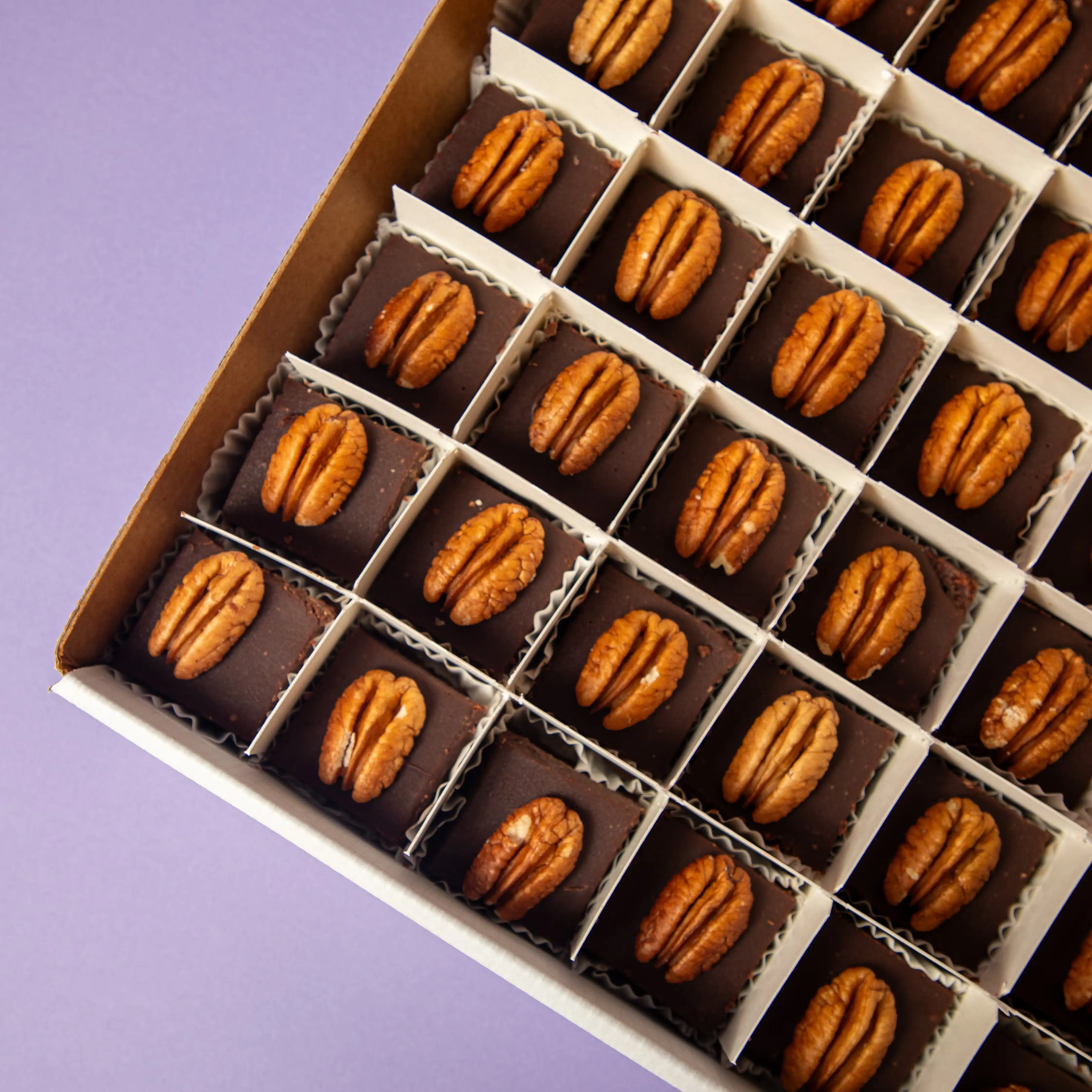 Pecan Brownie Petit Fours