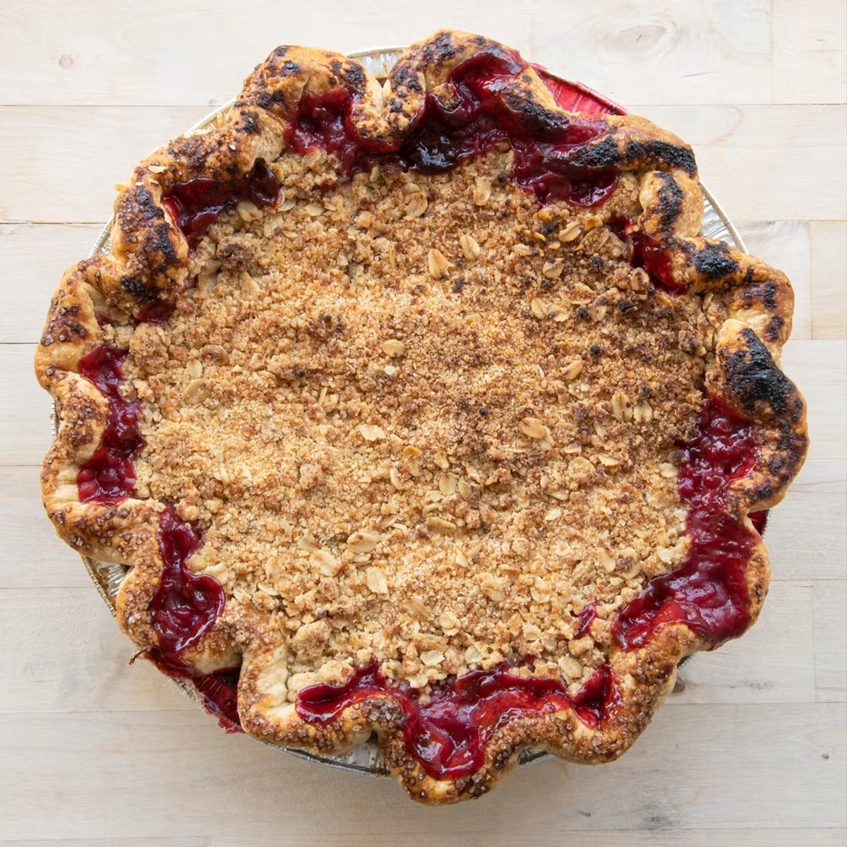 Cherry Crumble Pie