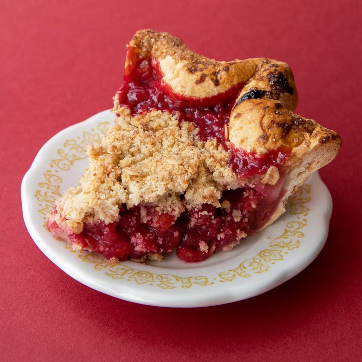 Cherry Crumble Pie