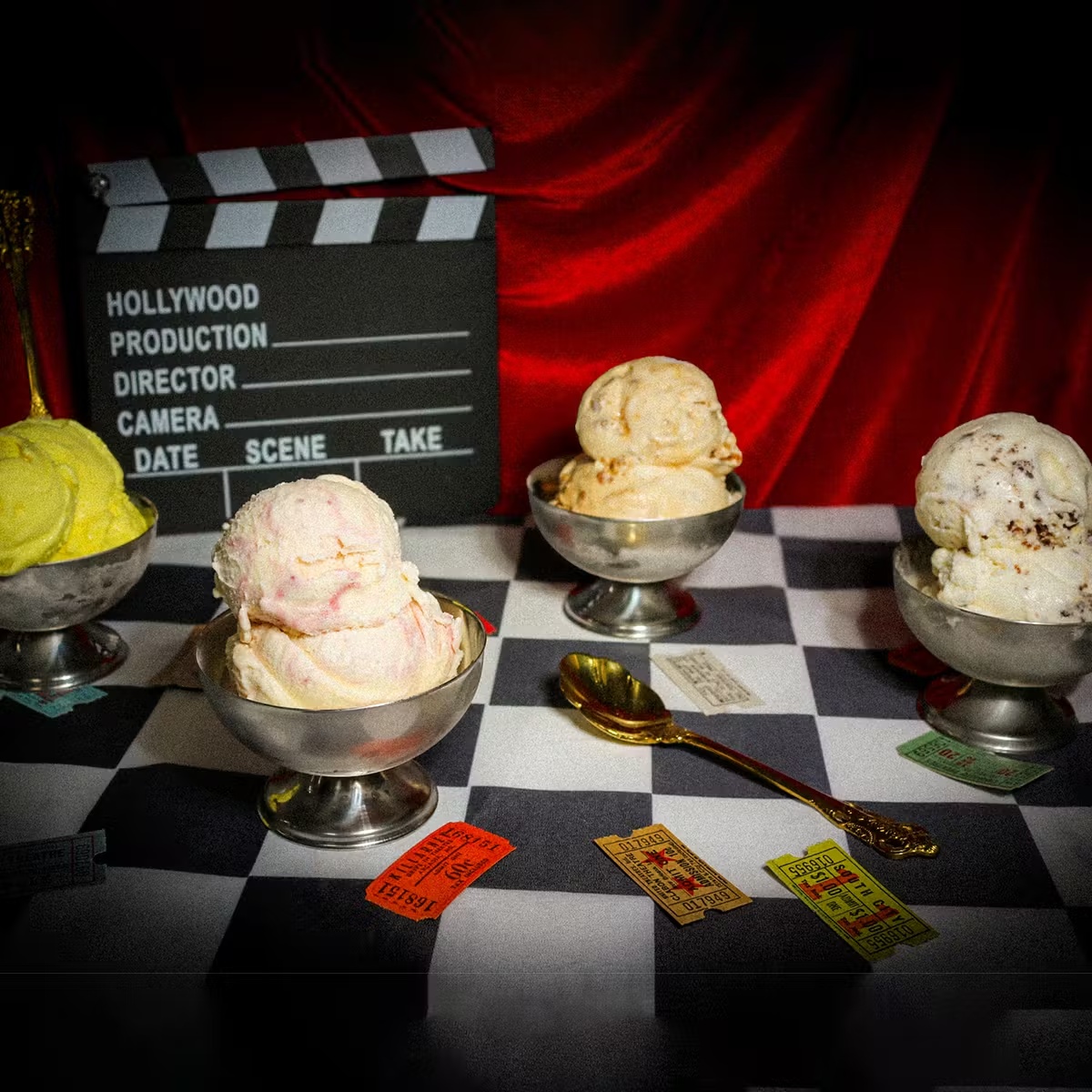 "The Golden Age of Hollywood" Assorted Ice Cream - 4 Pints