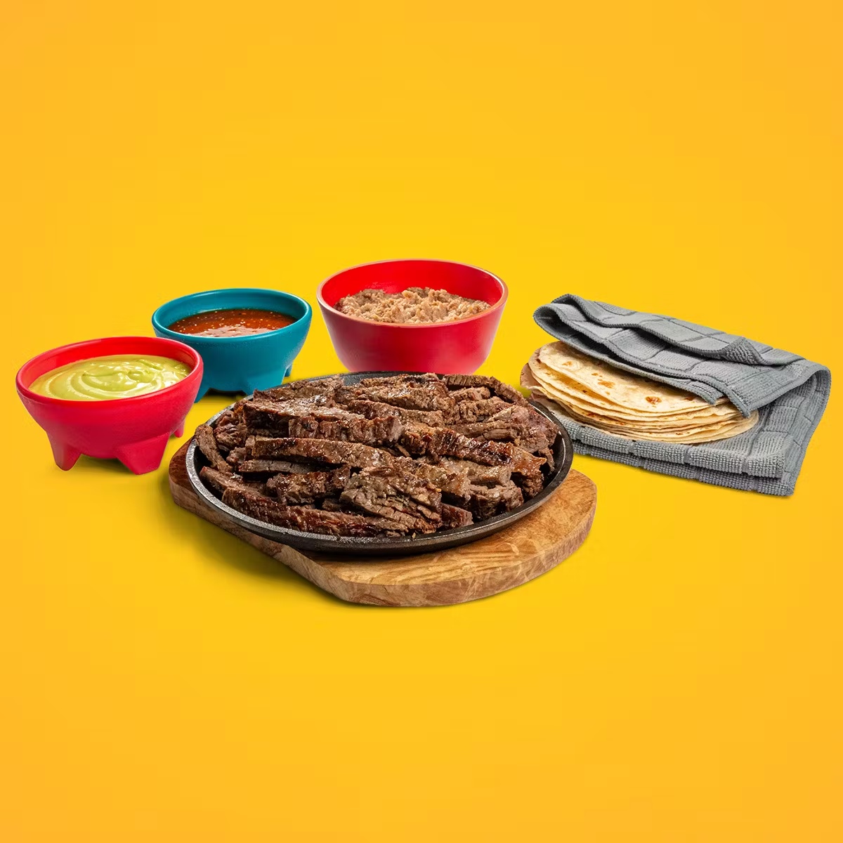 Steak Fajita Taco Kit for 4-6