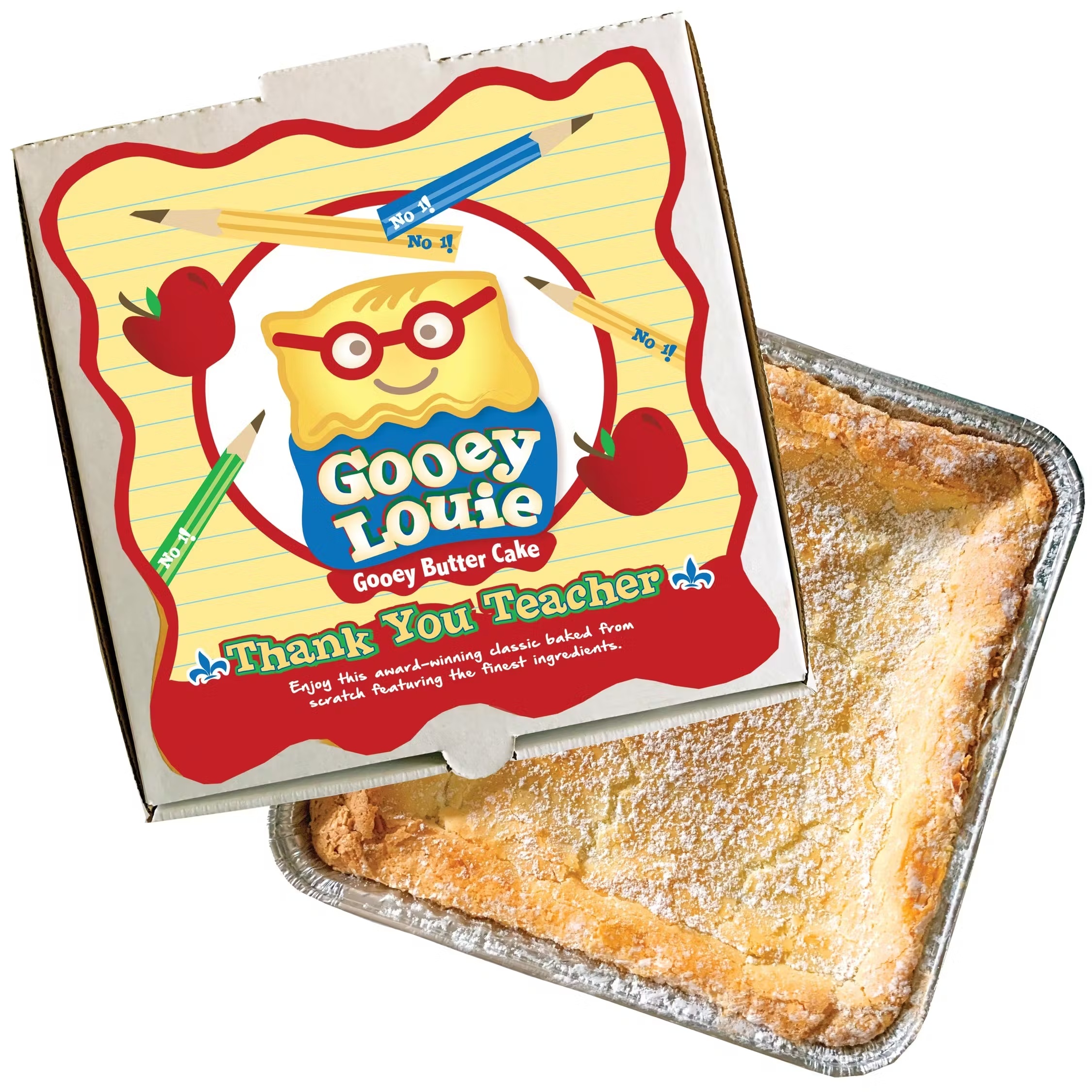 Birthday Cake Gooey Butter Cake