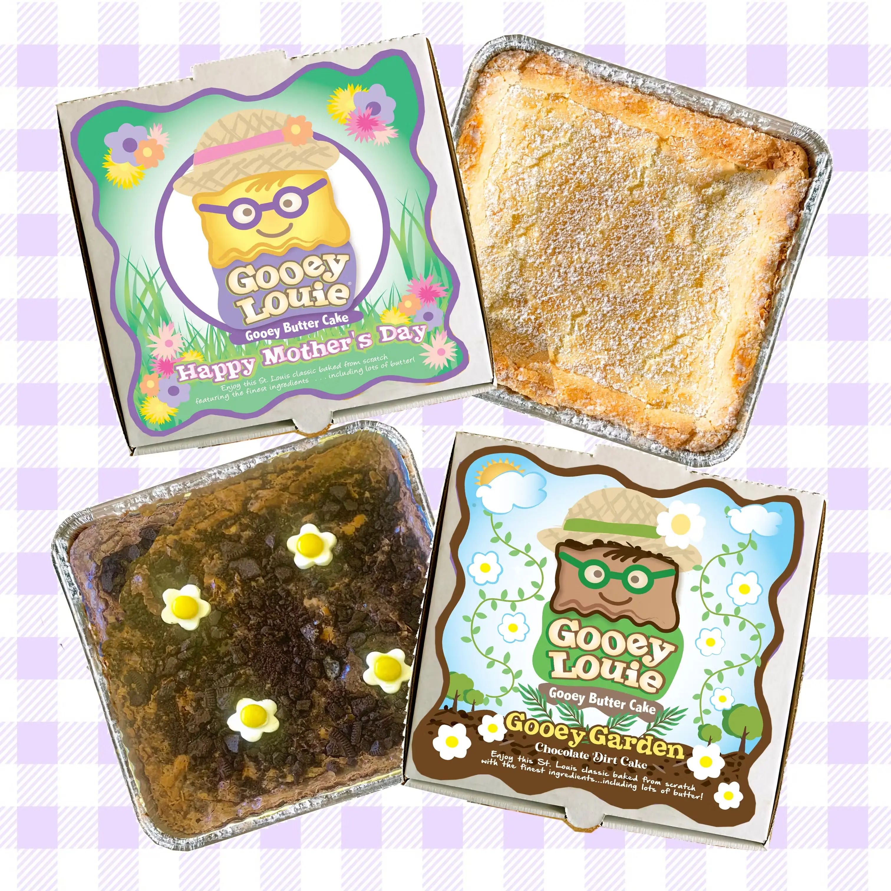 Mother's Day Gooey Butter Cake - Choose Your Flavor