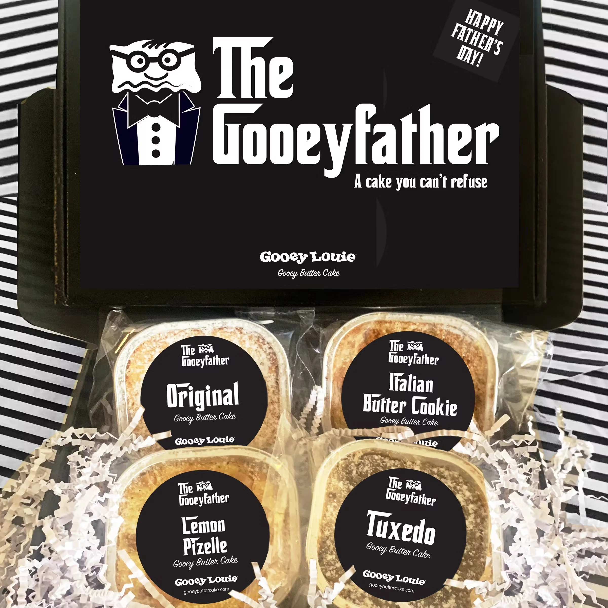 Father's Day Mini Gooey Butter Cake Sampler