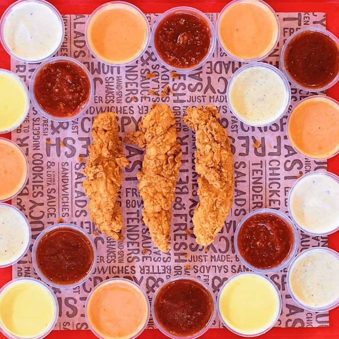 Just The "Tendies" + Sauces - 36 Pack