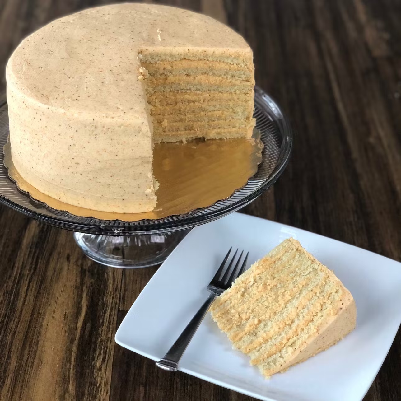 Old Bay Buttercream Smith Island Cake