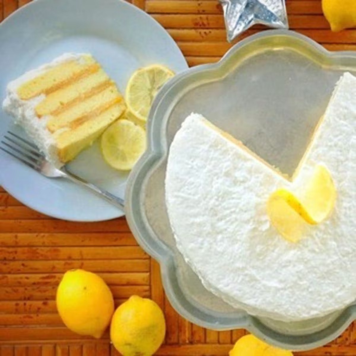 Coconut Lemon Delight Cake