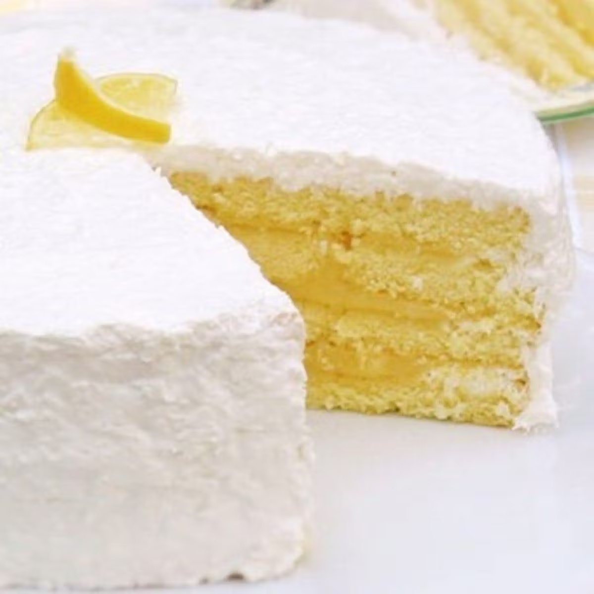 Coconut Lemon Delight Cake