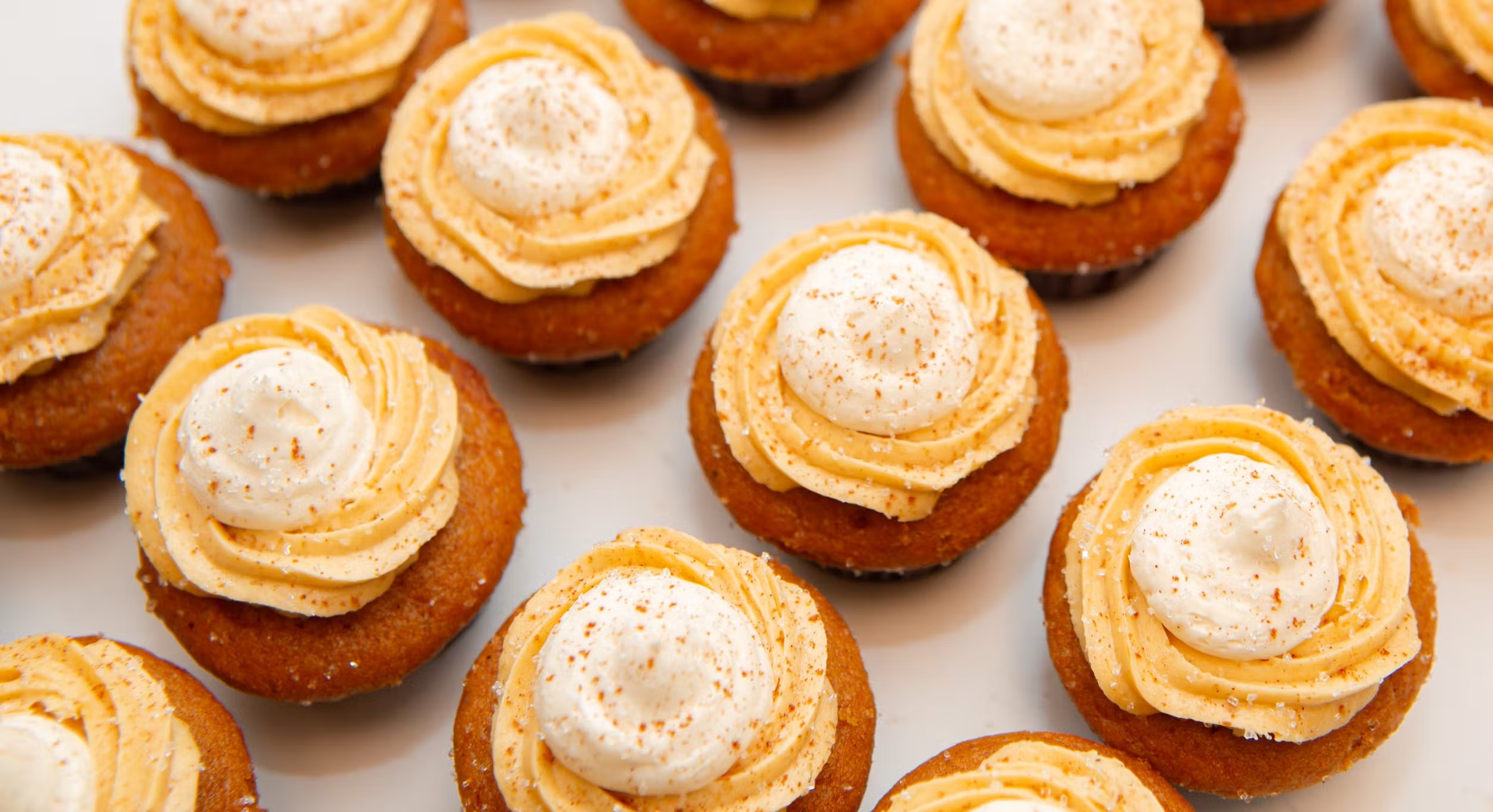 Pumpkin Pie Mini Cupcakes - 12 Pack