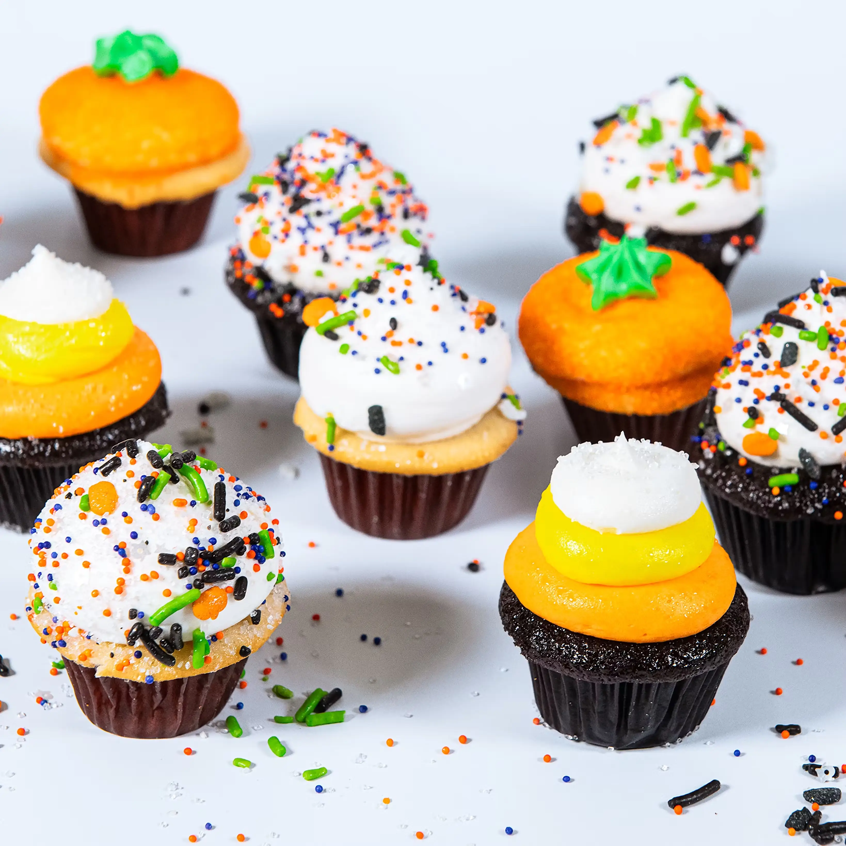 Halloween Mini Cupcakes - 12 Pack