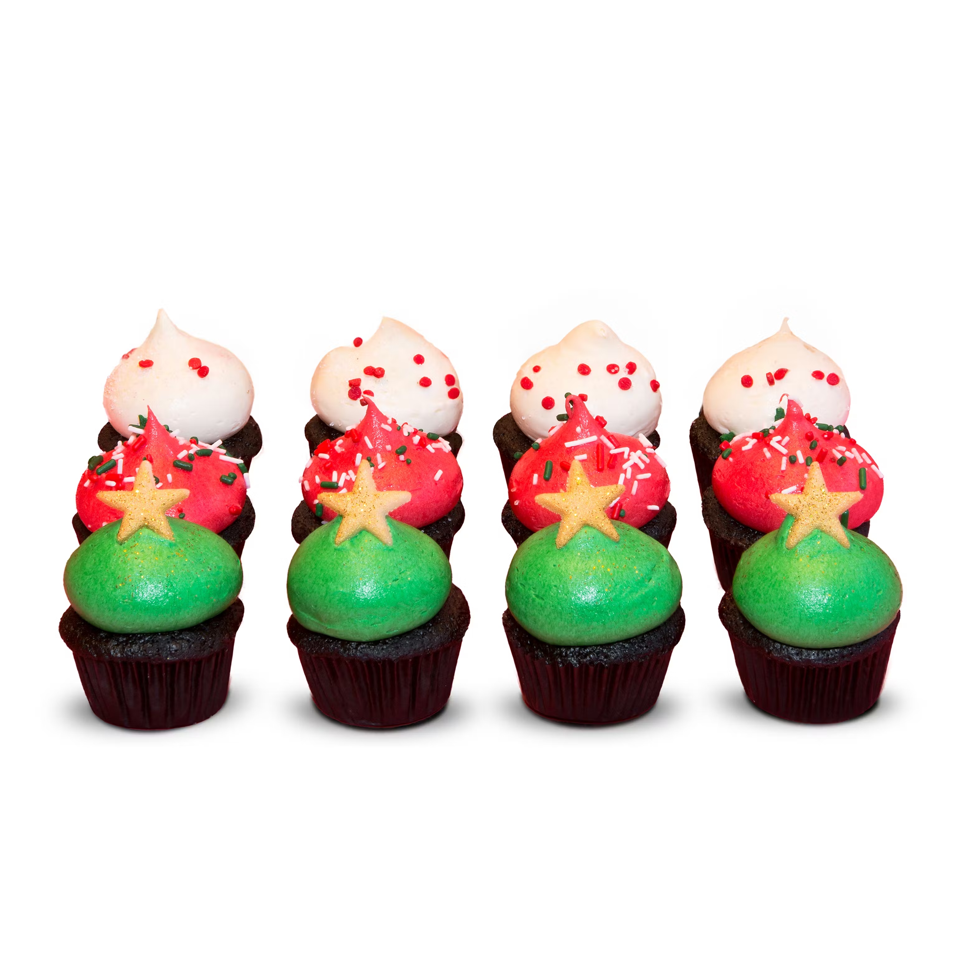 Holiday Mini Cupcakes - Choose Your Own 12 Pack