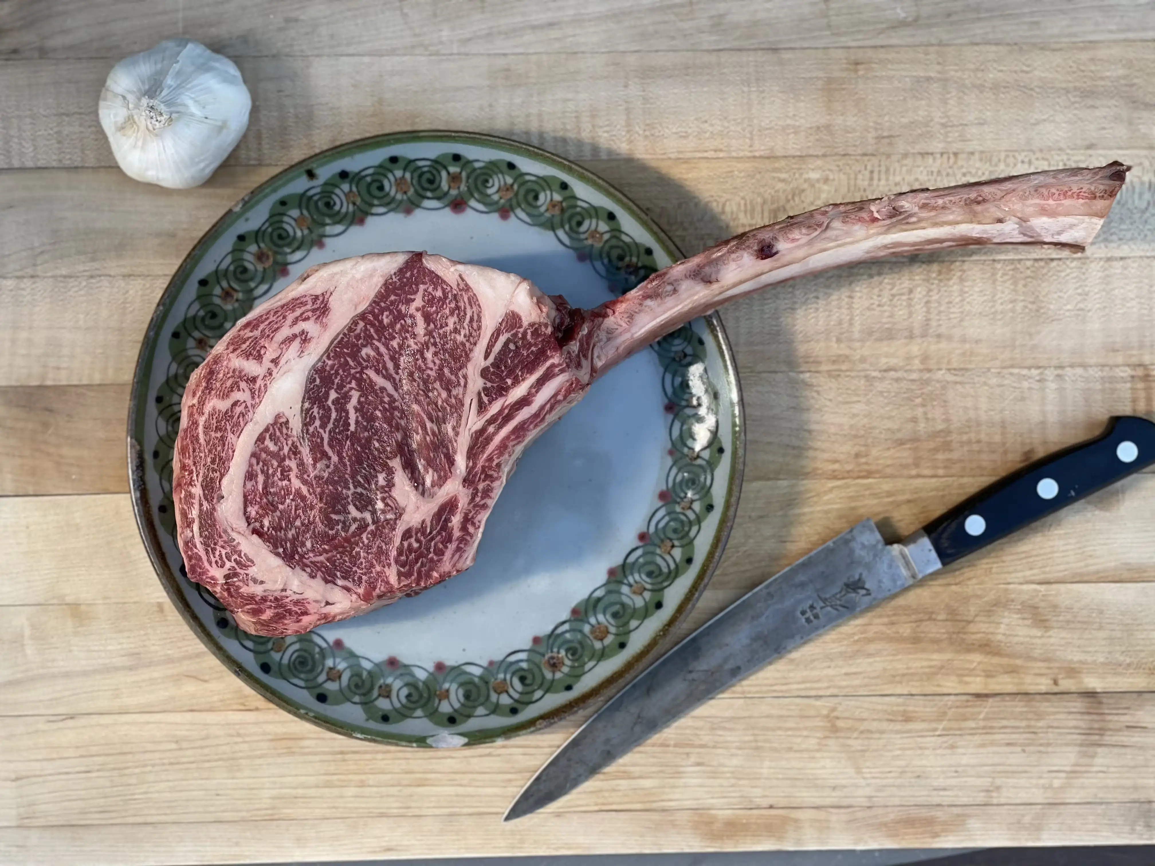 100% Fullblood Wagyu Tomahawk Ribeye Steak