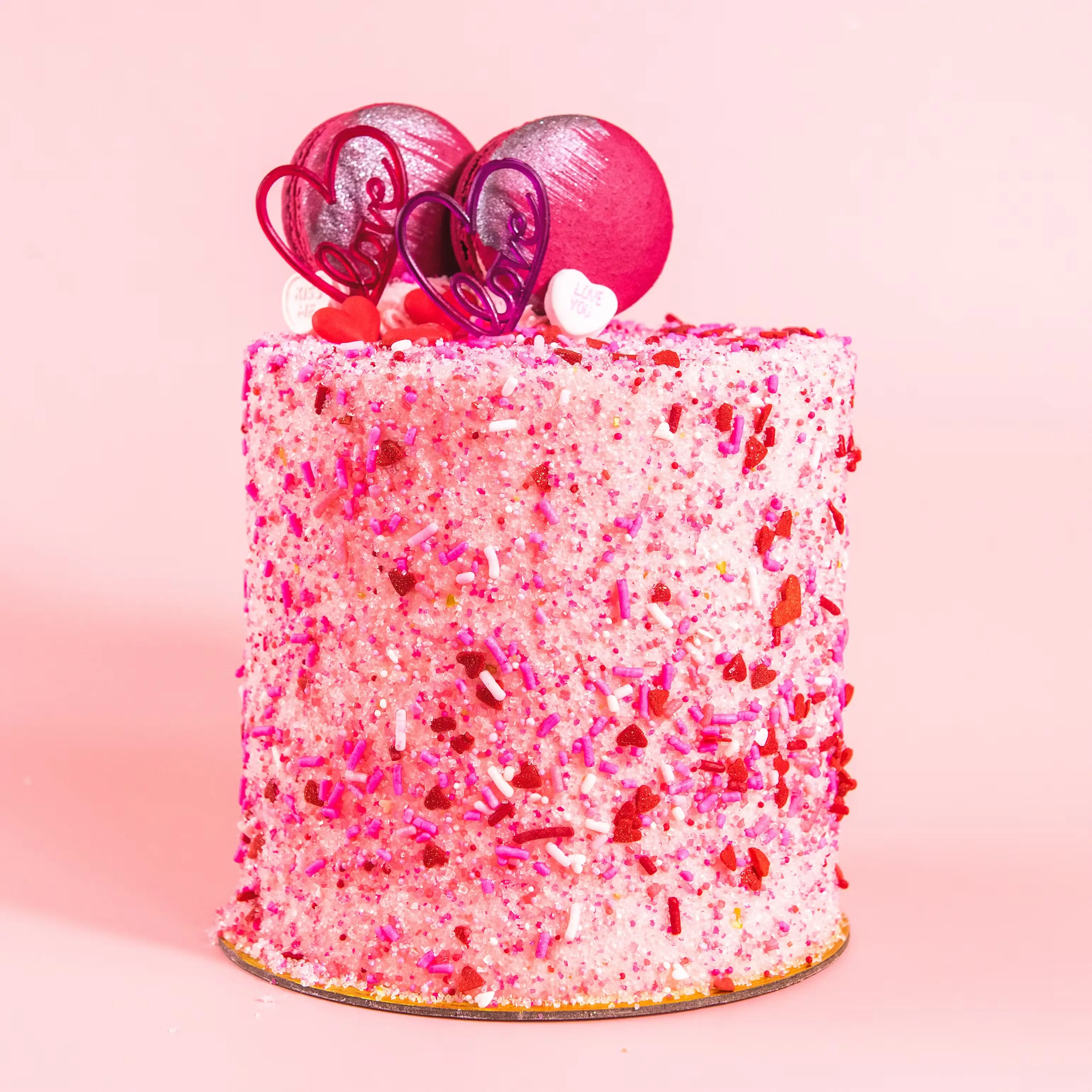 Pink Raspberry Champagne Cake