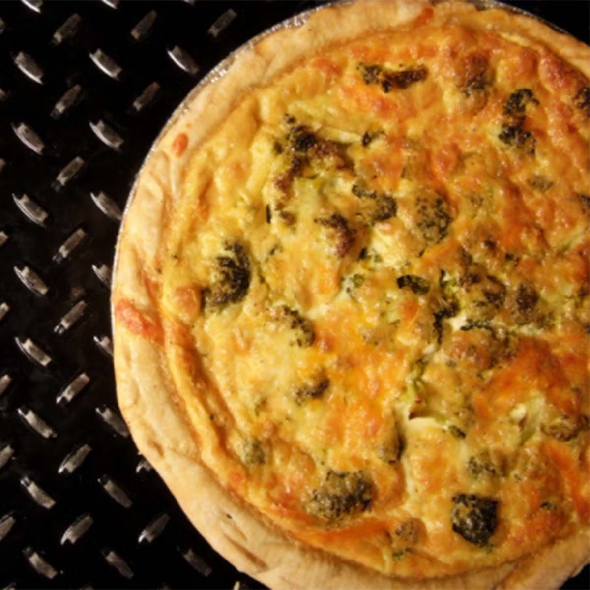 Broccoli and Cheddar Quiche
