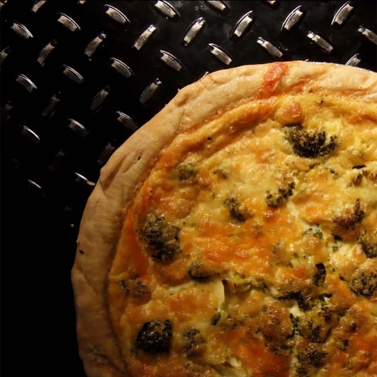 Broccoli and Cheddar Quiche