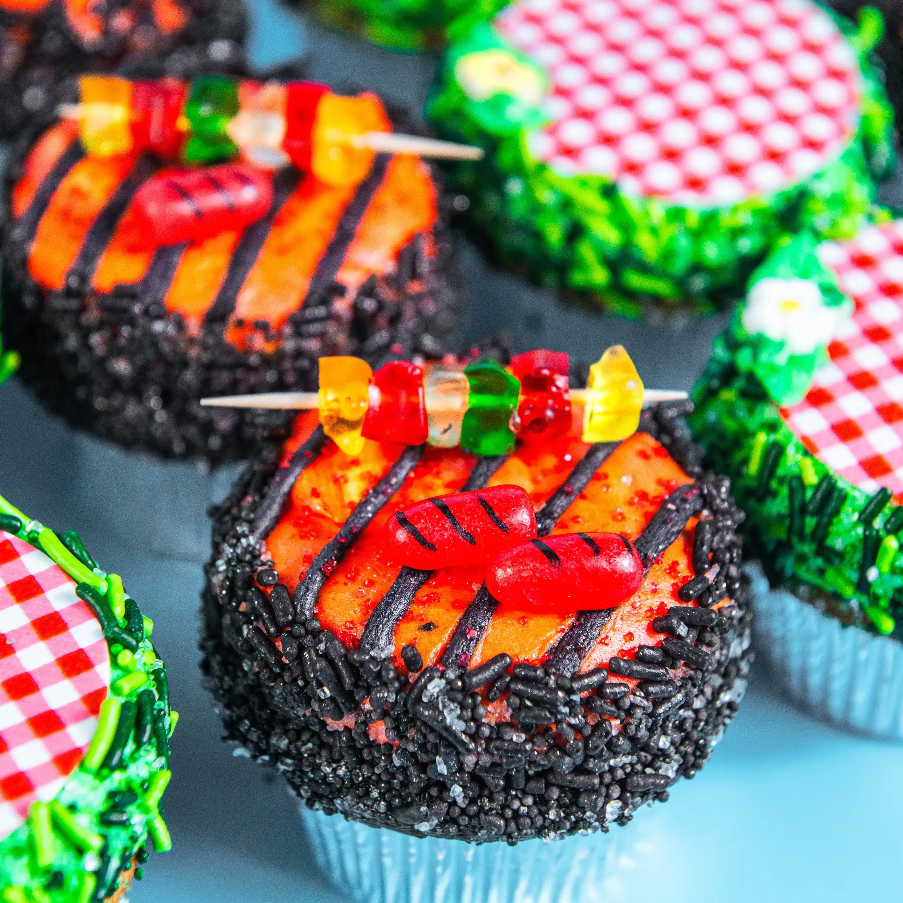 "Bobs & Dogs" BBQ-Inspired Cupcakes - 12 Pack