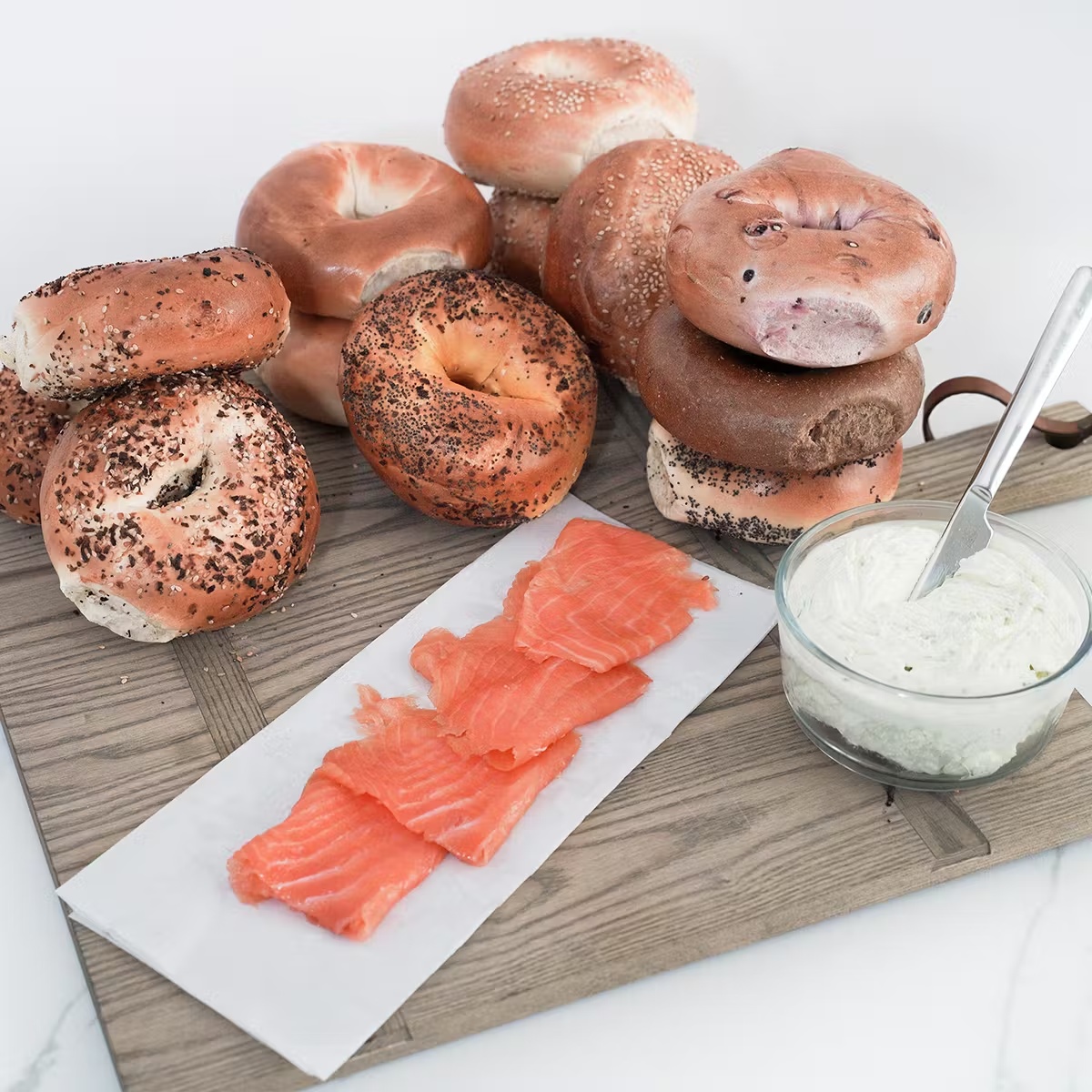 Holiday Bagel Brunch for 12