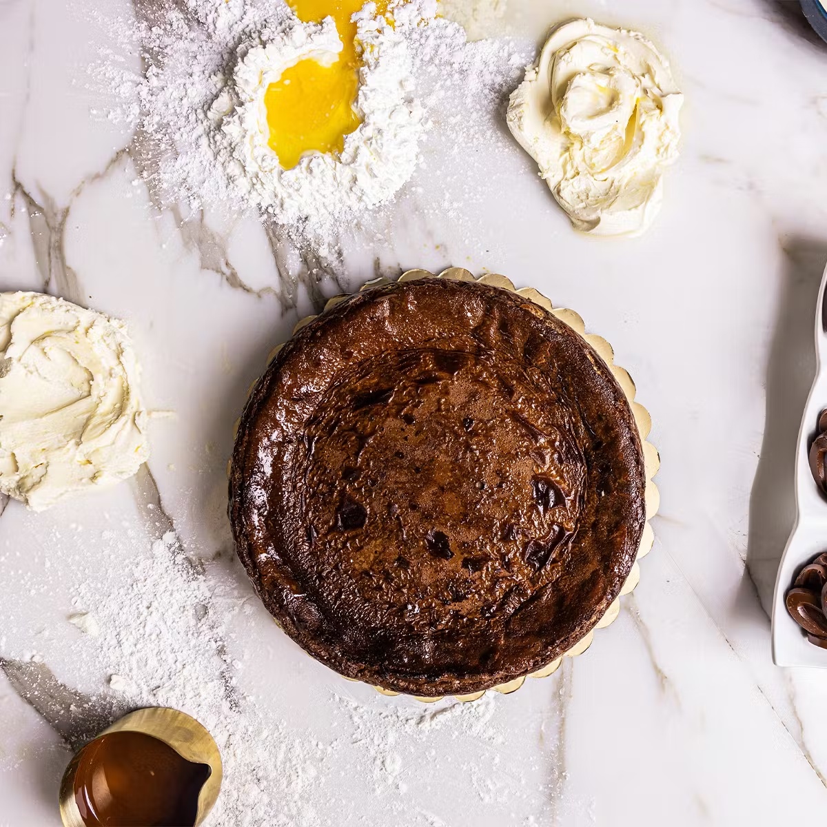 Chocolate Burnt Basque Cheesecake