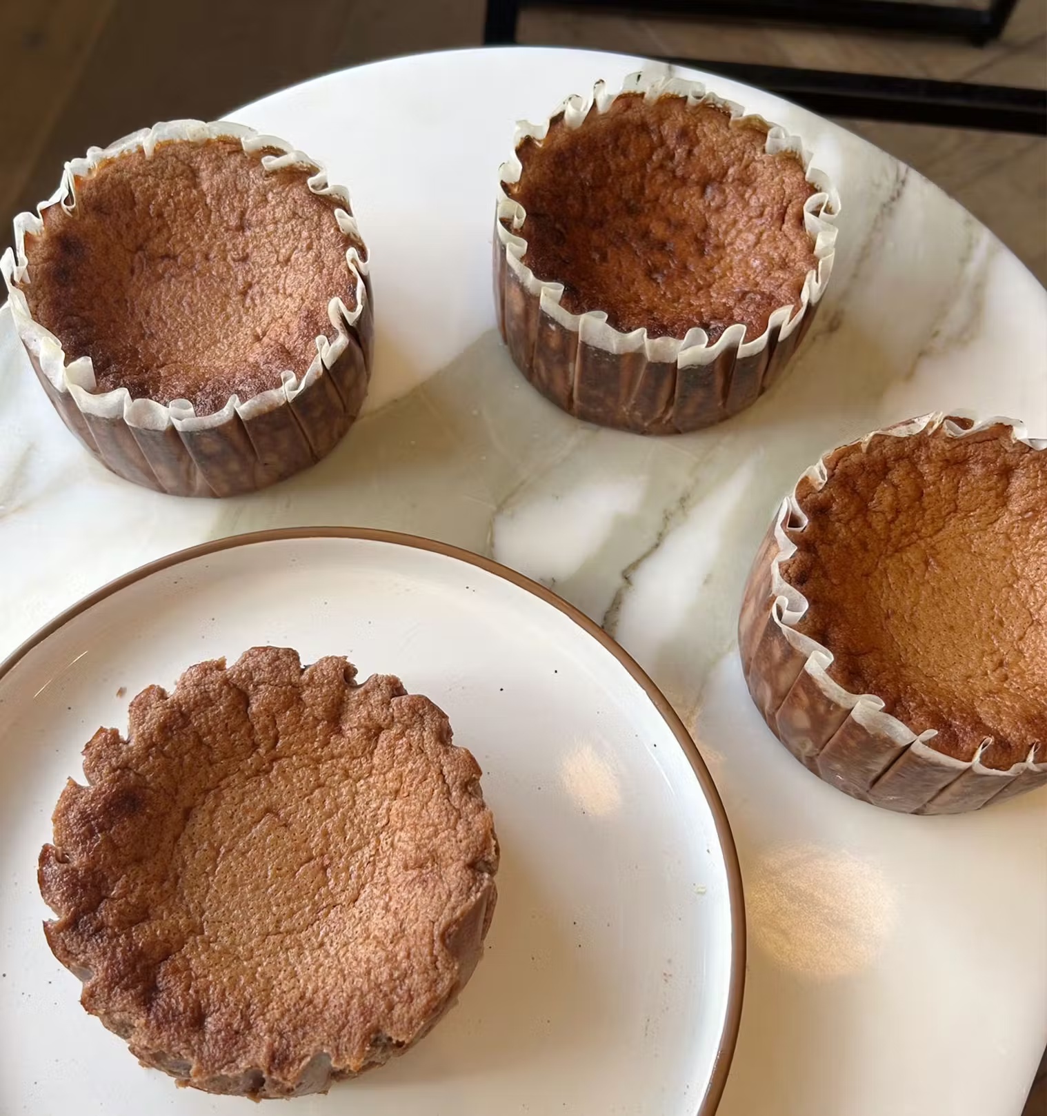 Mini Chocolate Burnt Basque Cheesecake