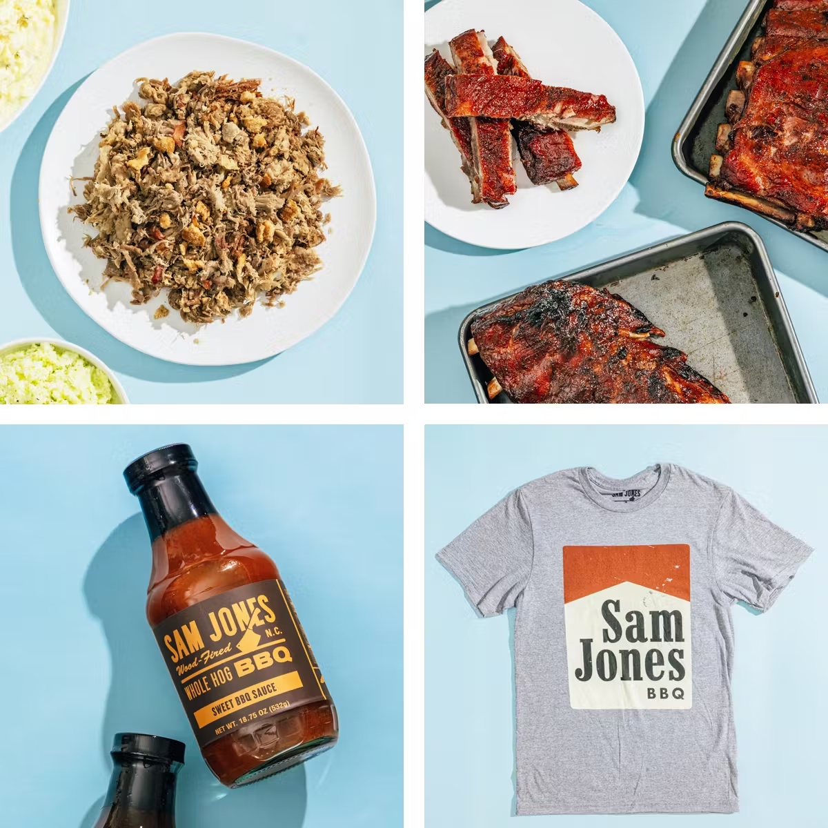 Signature BBQ Chopped Pork + Ribs Party Pack for 12-14