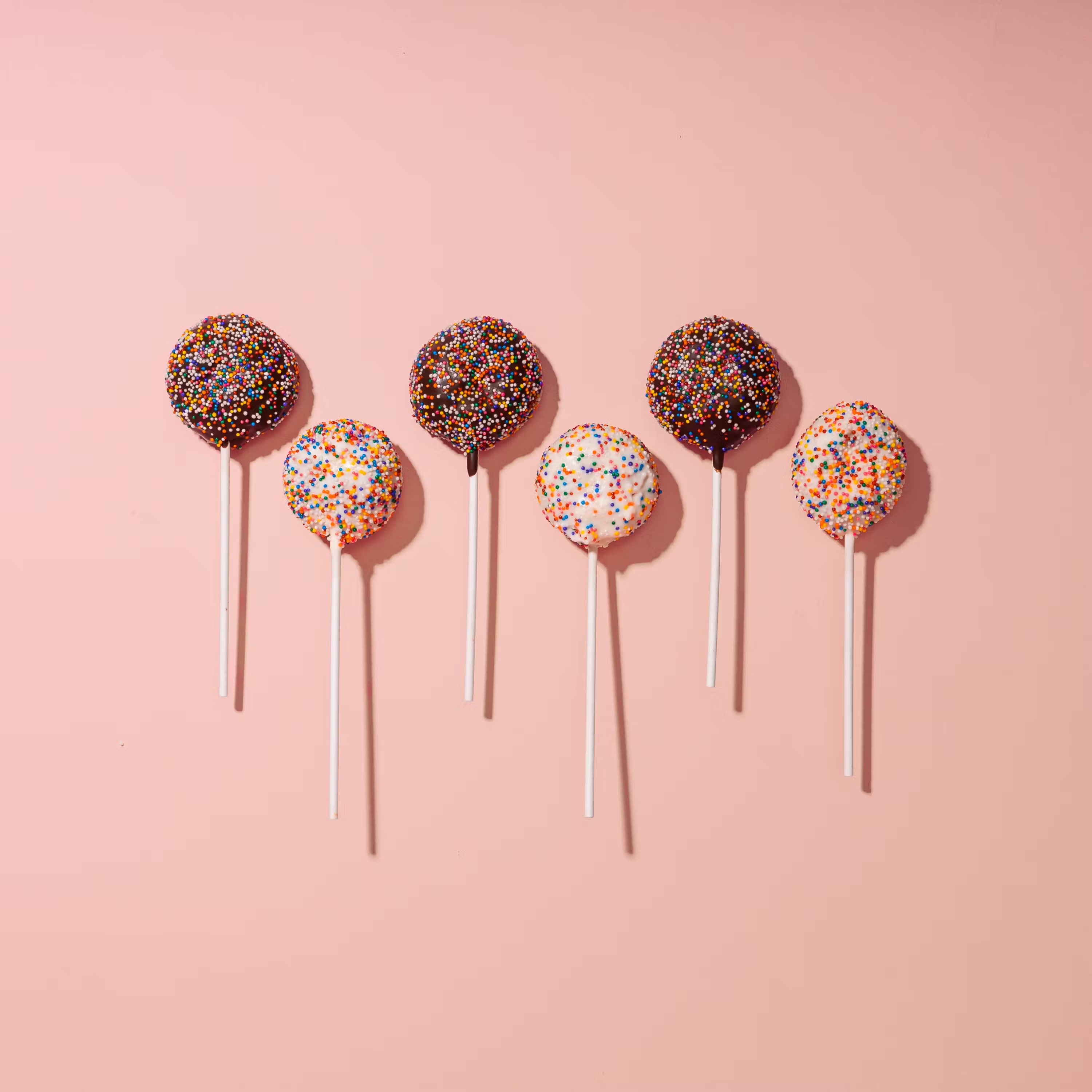 Assorted Chocolate-Covered Doughnut Cake Pops