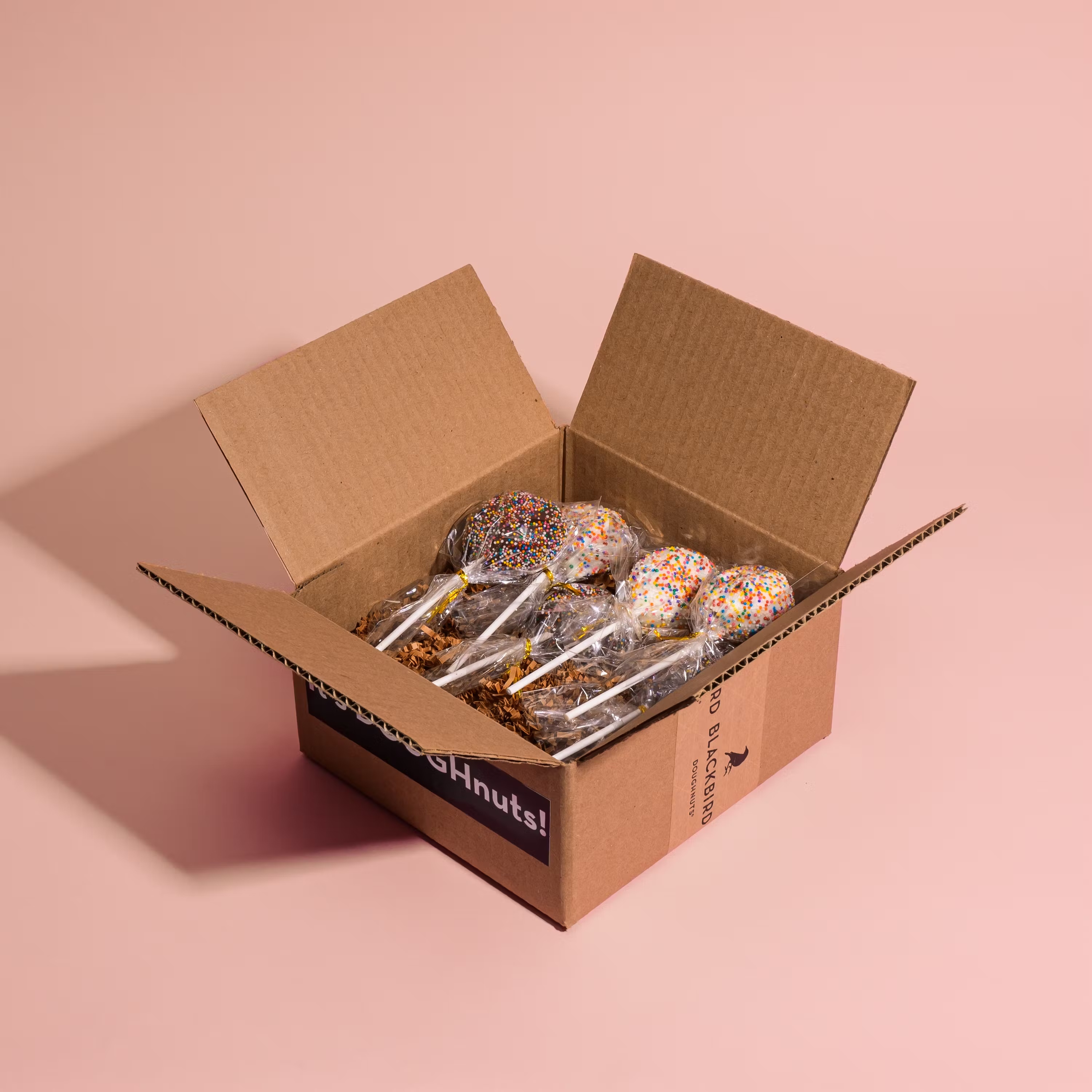 Assorted Chocolate-Covered Doughnut Cake Pops