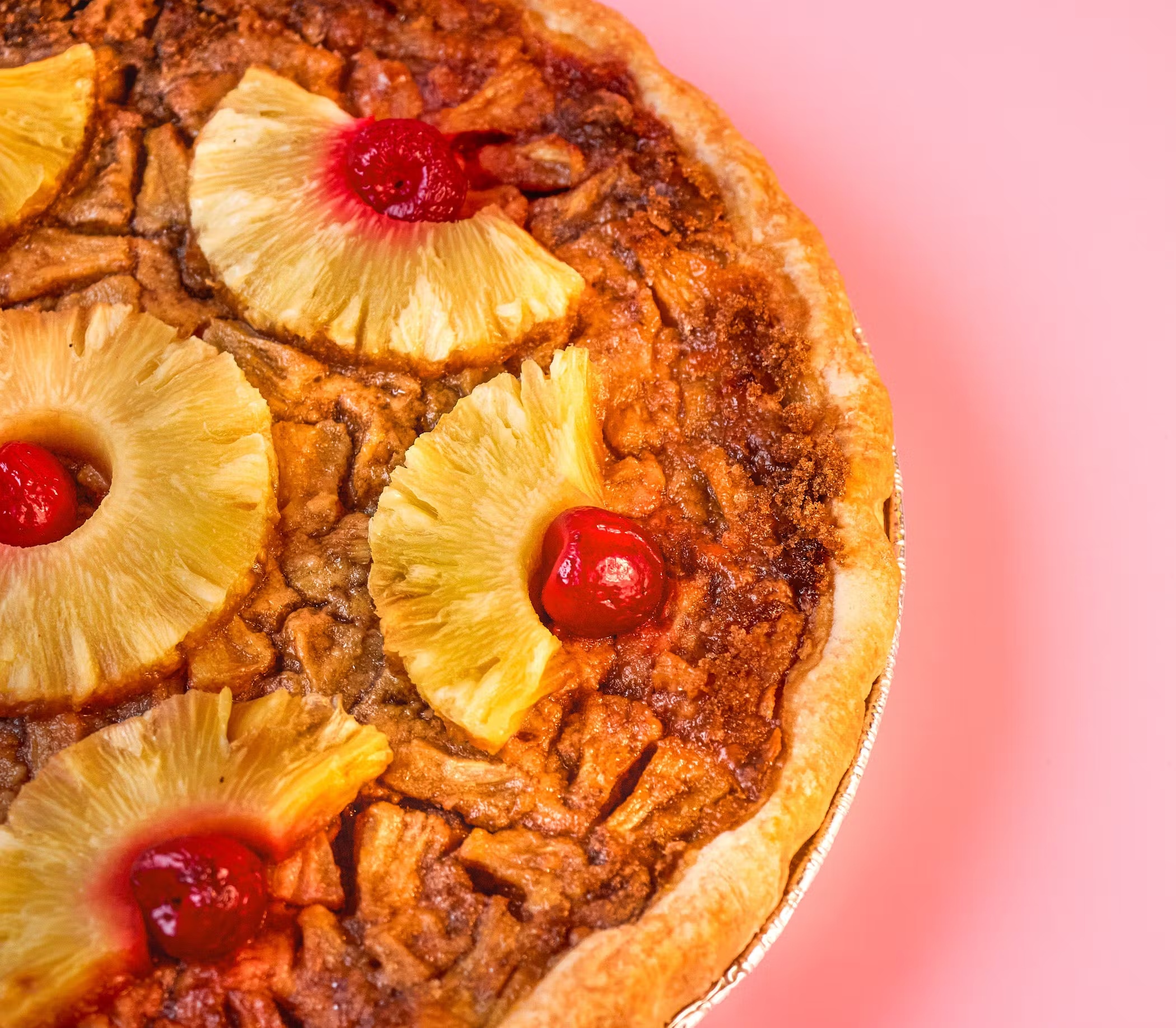 Pineapple Right Side Up Pie