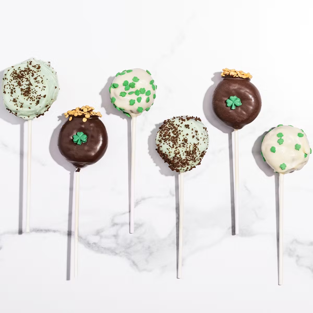 St. Patrick's Day Doughnut Cake Pops - 6 Pack