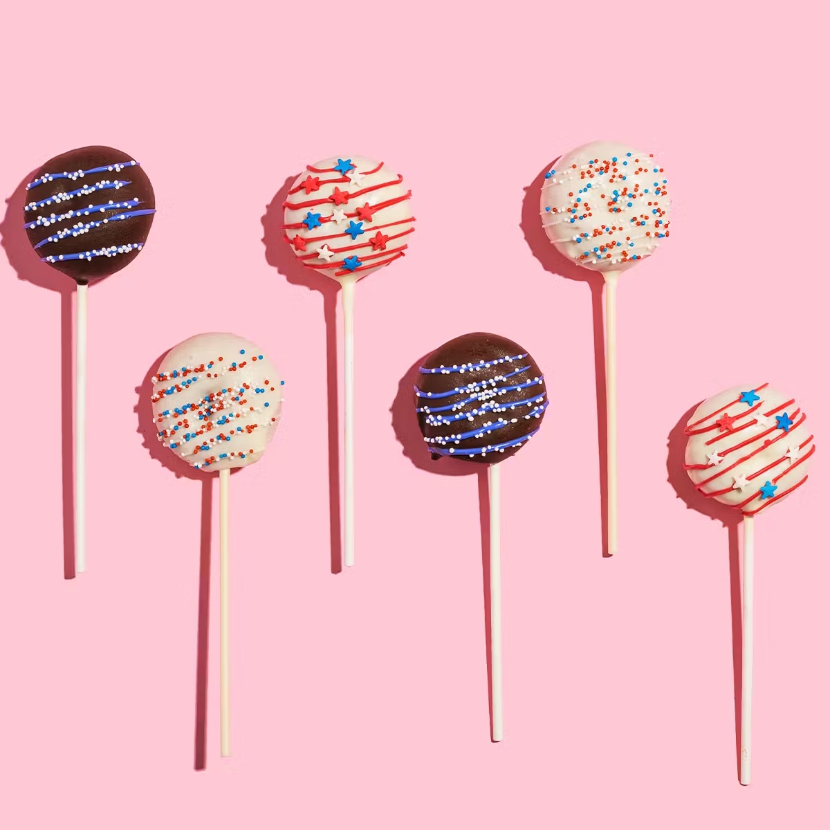 July 4th Doughnut Cake Pops - 6 Pack