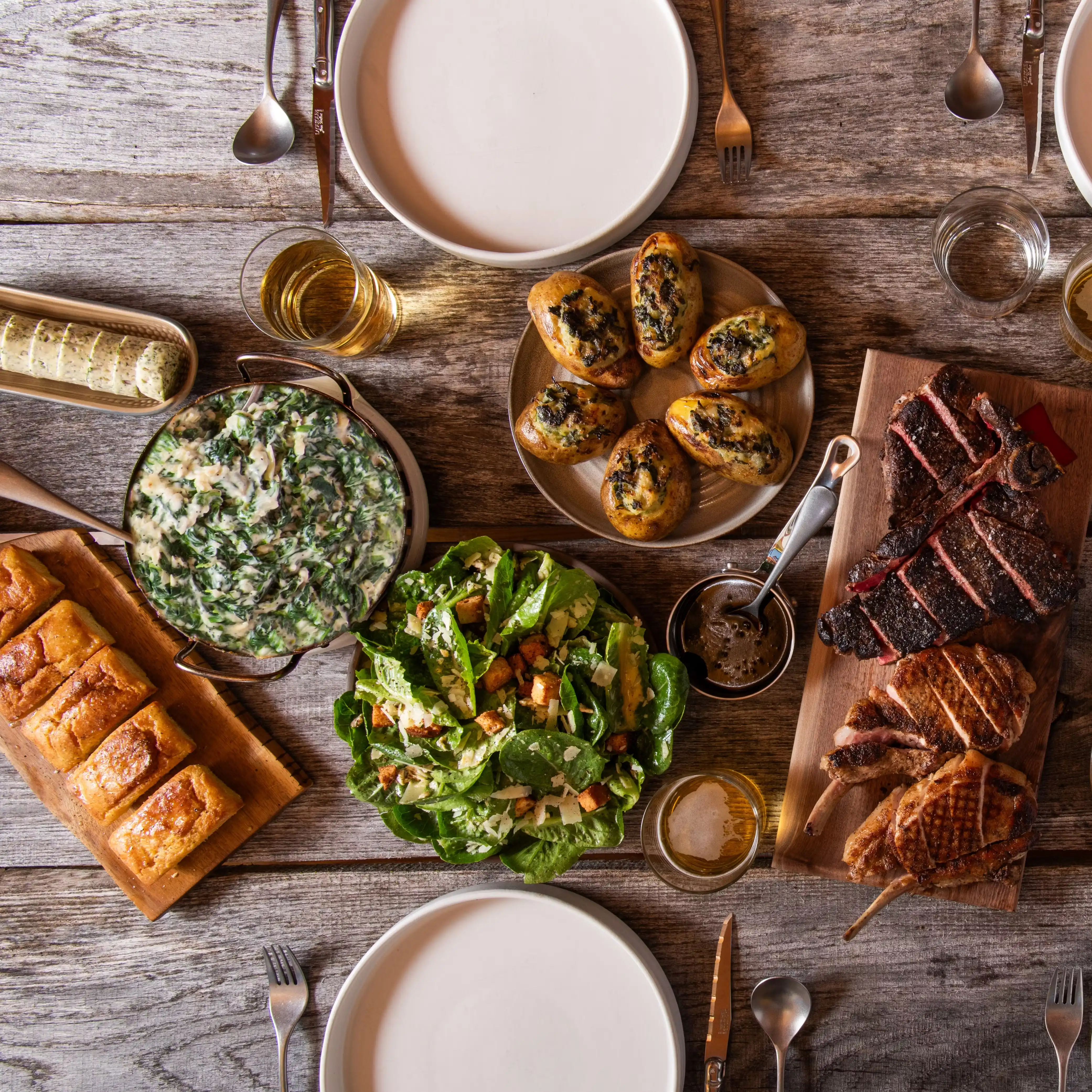 Summer Farmstand Steak + Sides Feast for 4-6