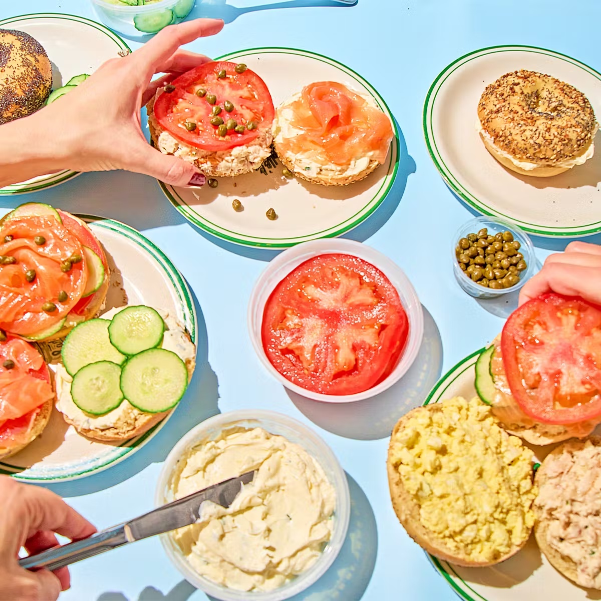 Bagel Brunch for 6 + Hat Gift Set