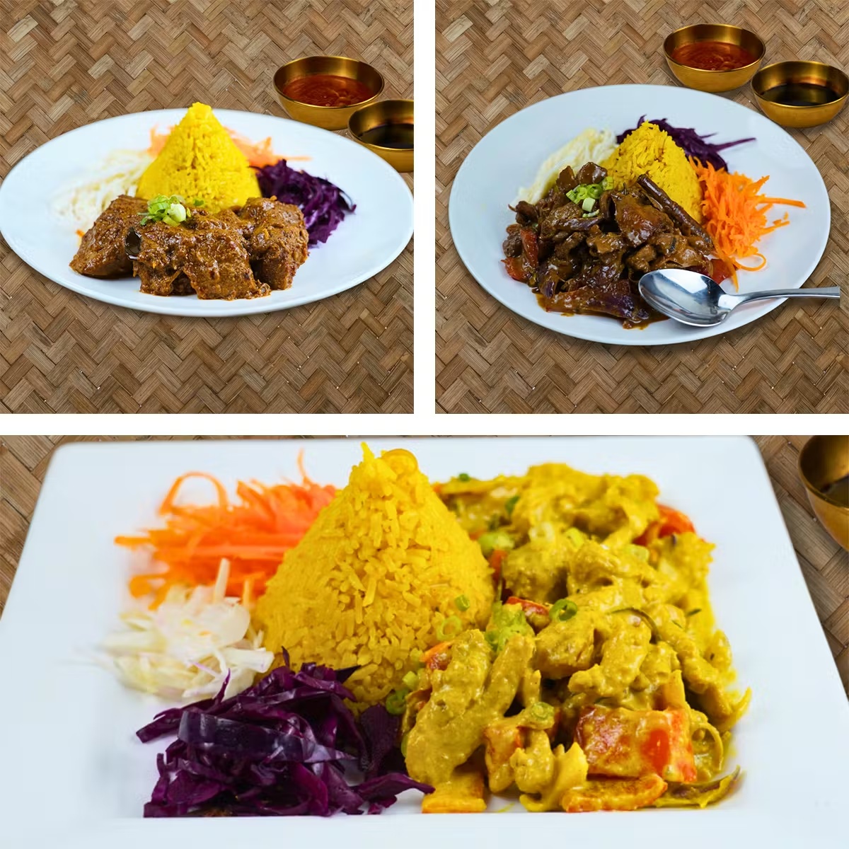 "Rijsttafel" Indonesian Sampler for 6-8